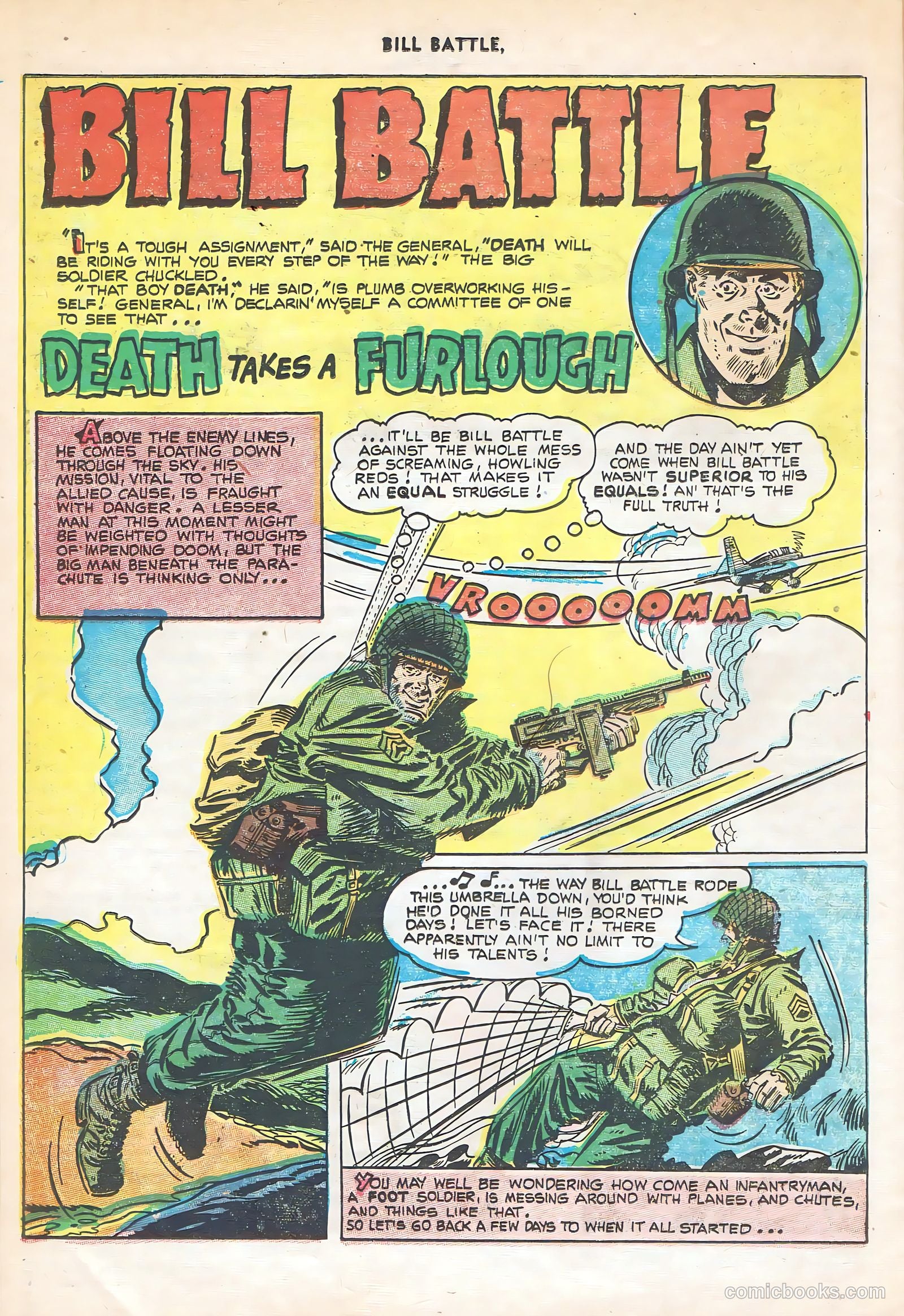 Bill Battle, the One Man Army #3 (1953) — page 26 of 36
