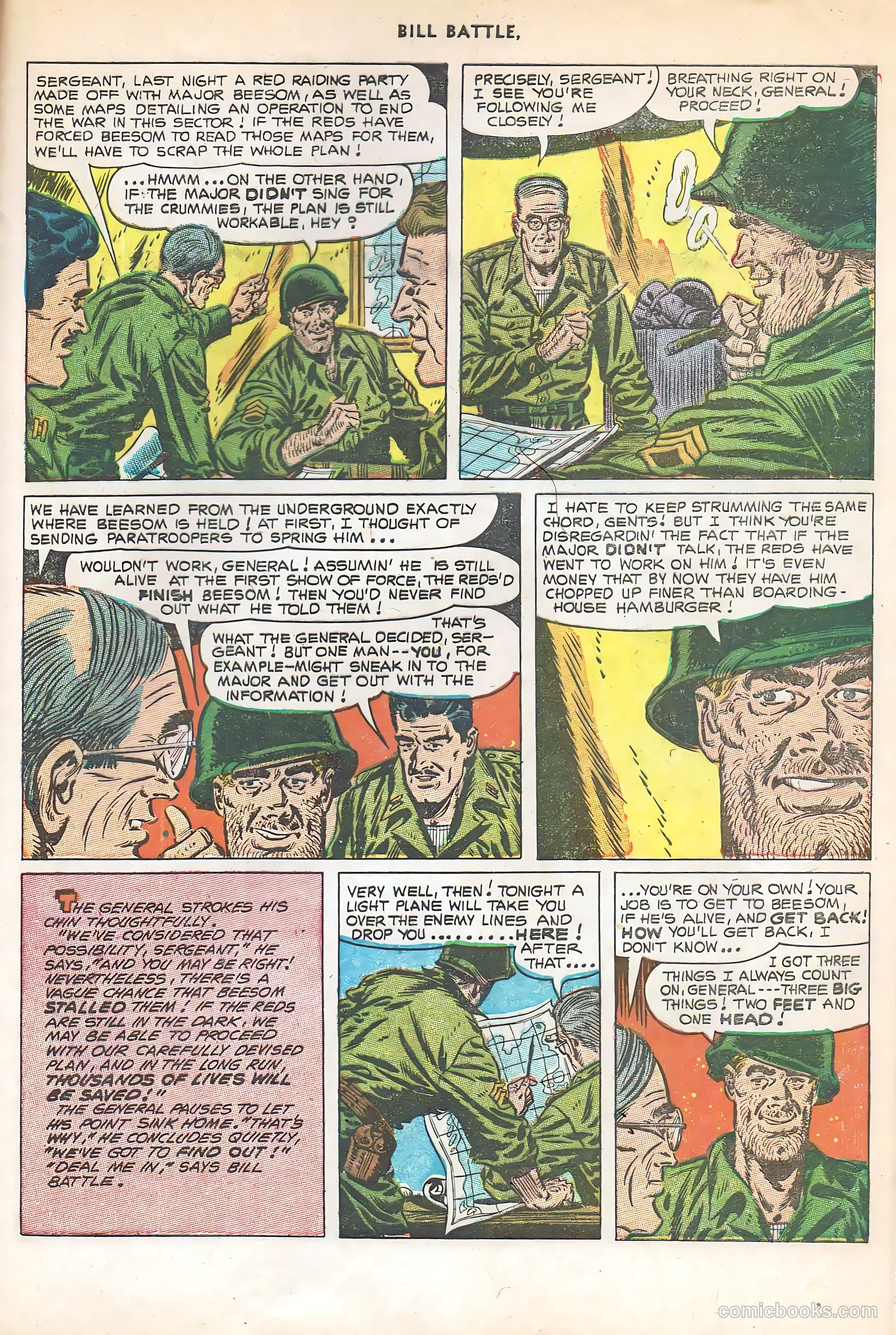 Bill Battle, the One Man Army #3 (1953) — page 29 of 36