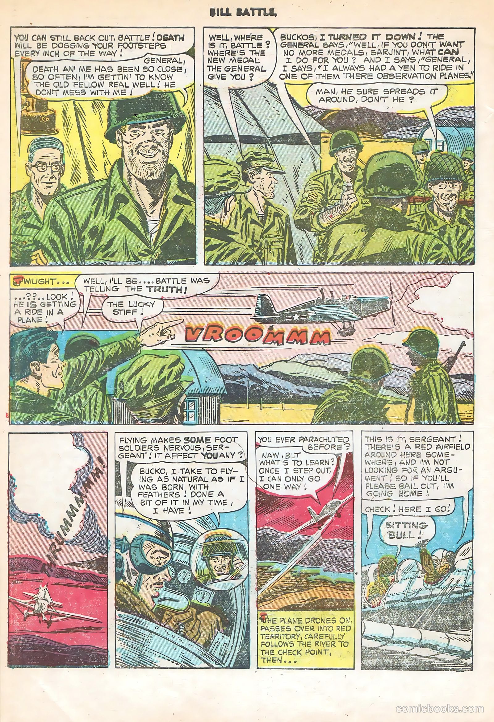 Bill Battle, the One Man Army #3 (1953) — page 30 of 36