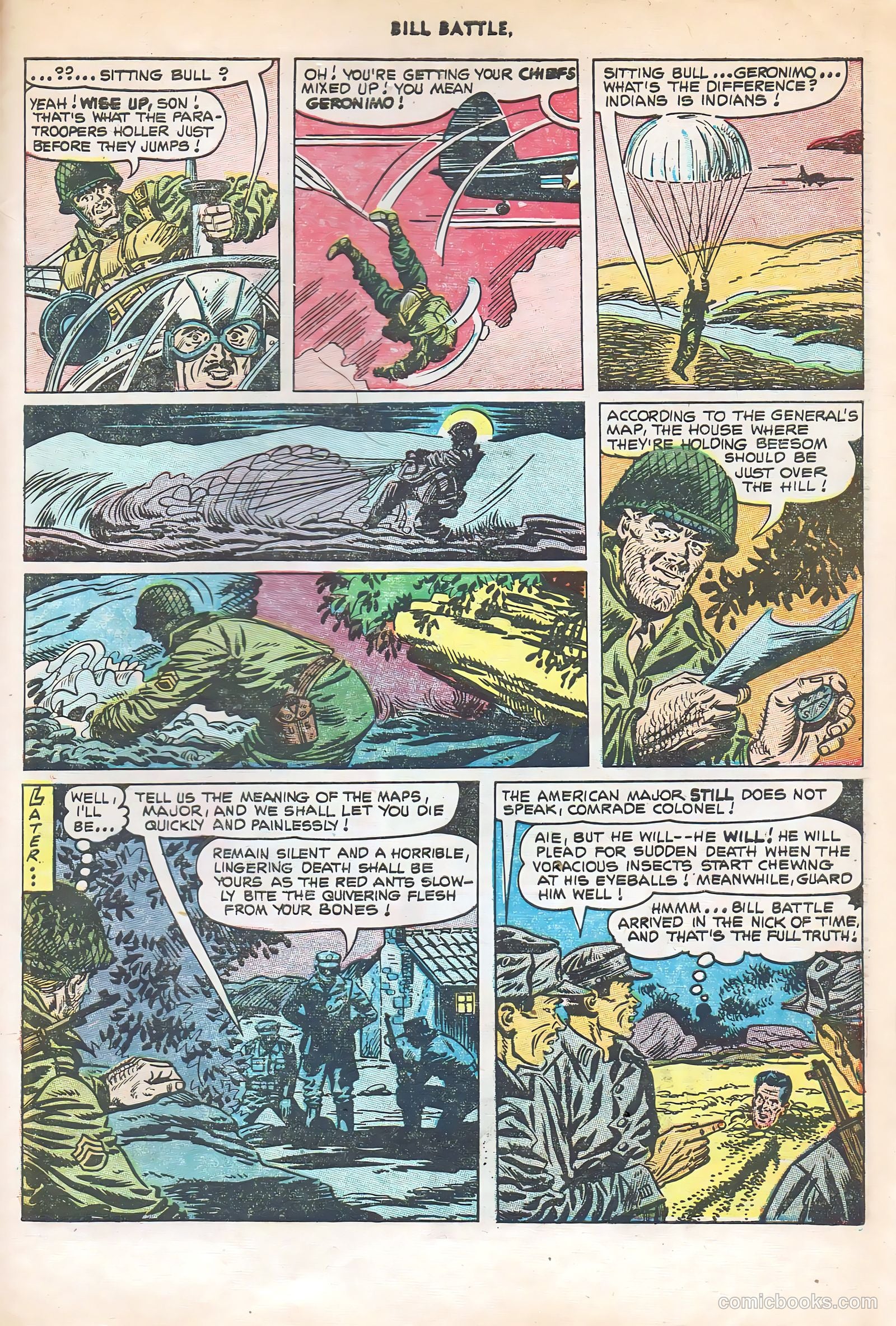 Bill Battle, the One Man Army #3 (1953) — page 31 of 36