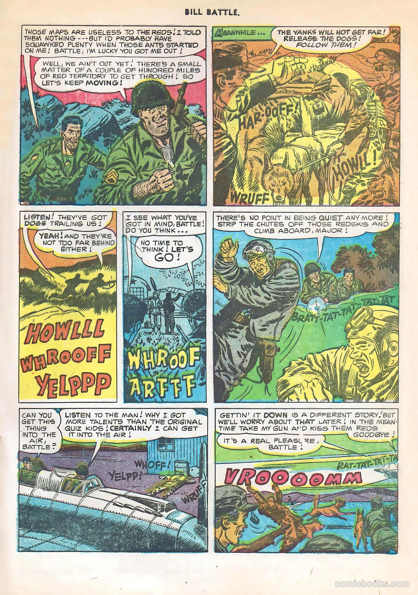 Bill Battle, the One Man Army #3 (1953) — page 33 of 36