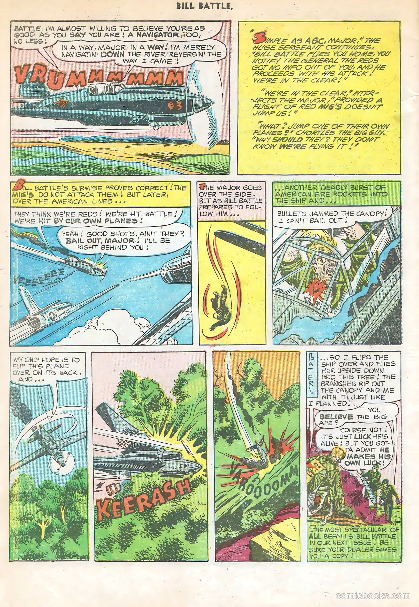 Bill Battle, the One Man Army #3 (1953) — page 34 of 36