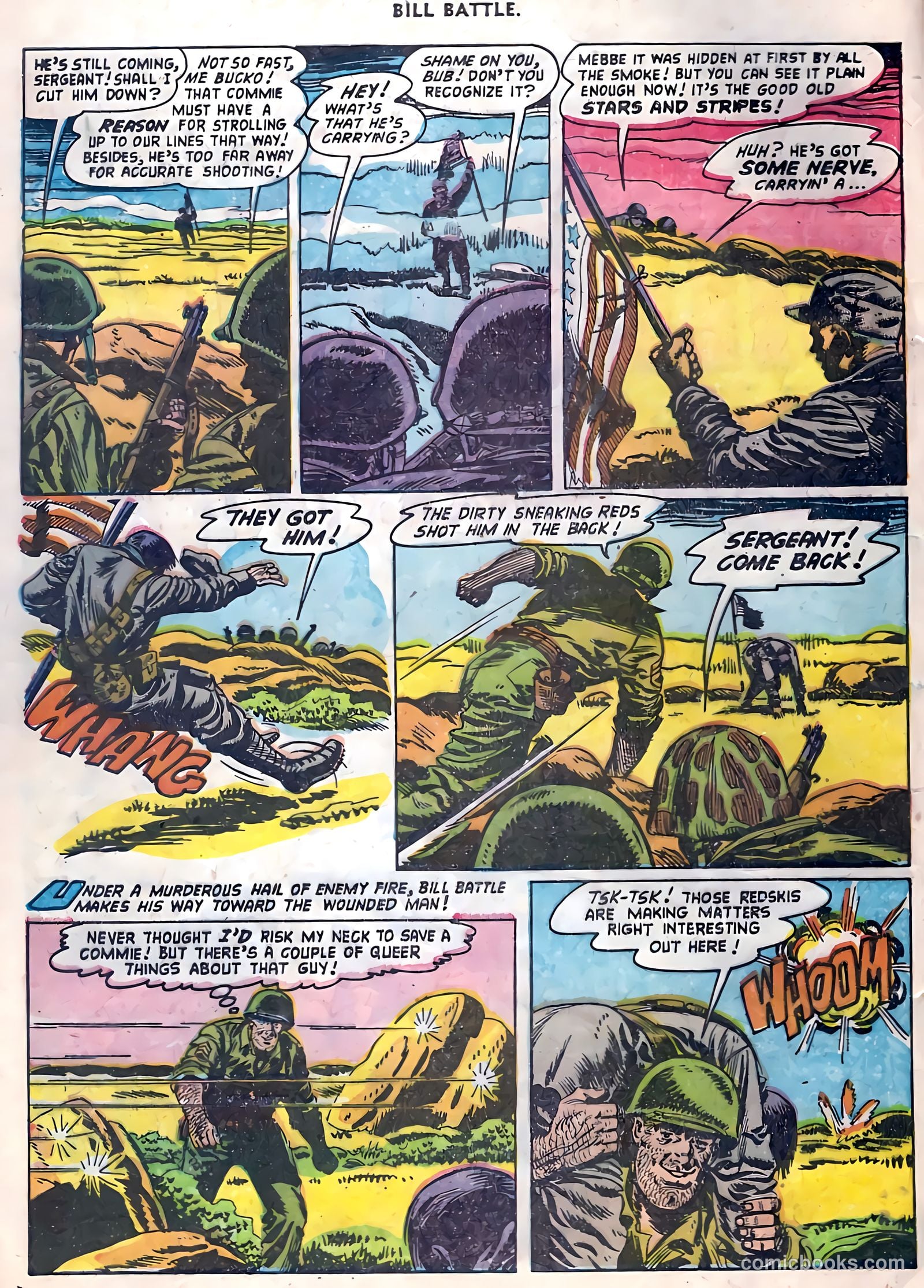 Bill Battle, the One Man Army #4 (1953) — page 4 of 36