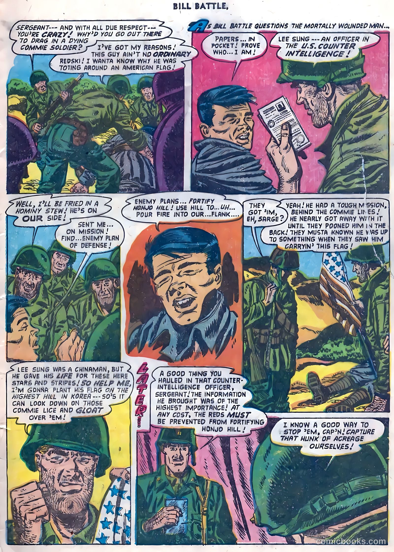 Bill Battle, the One Man Army #4 (1953) — page 5 of 36
