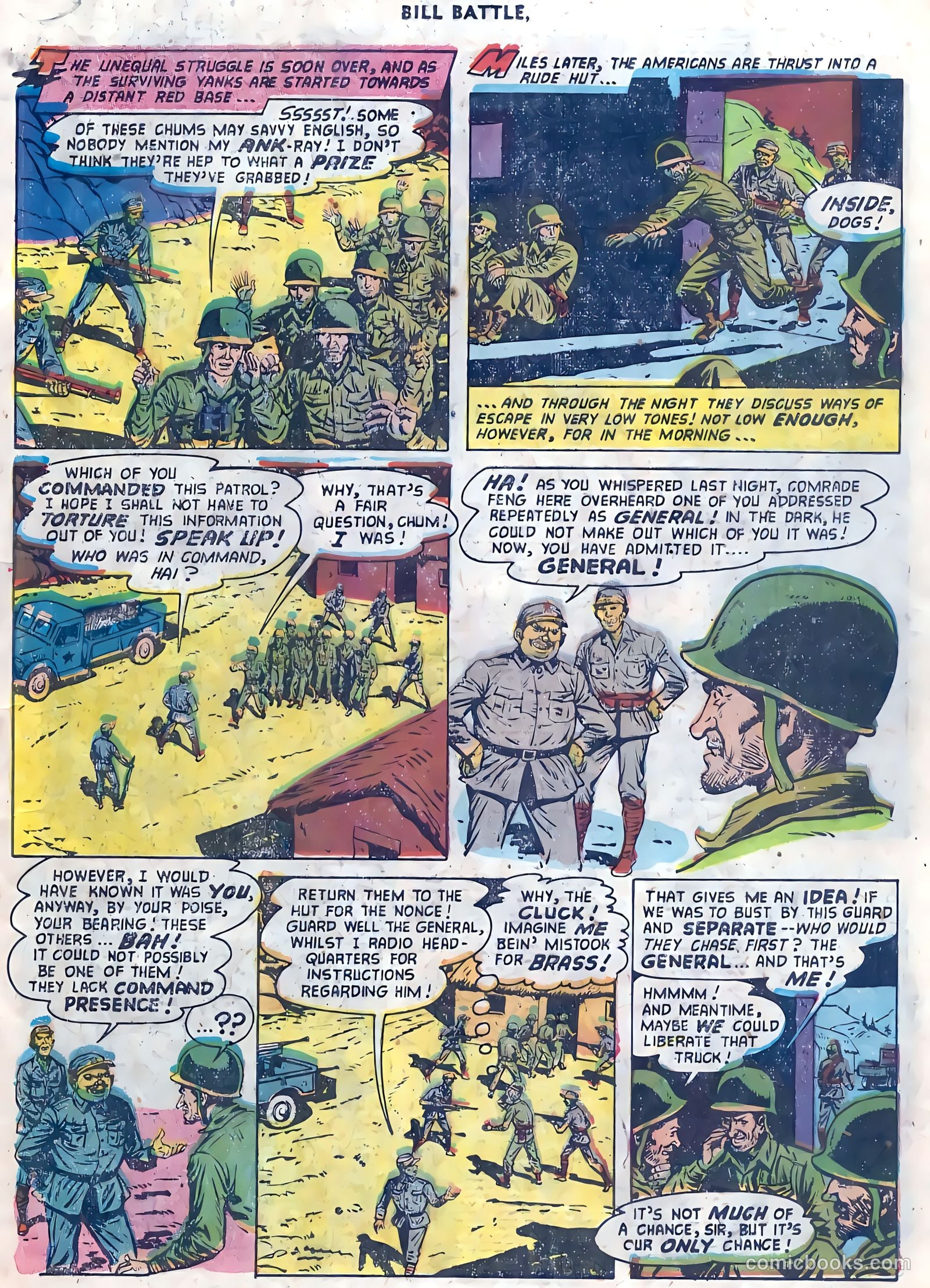 Bill Battle, the One Man Army #4 (1953) — page 19 of 36