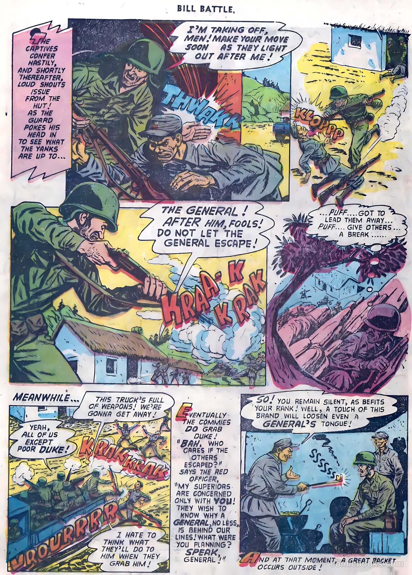 Bill Battle, the One Man Army #4 (1953) — page 20 of 36