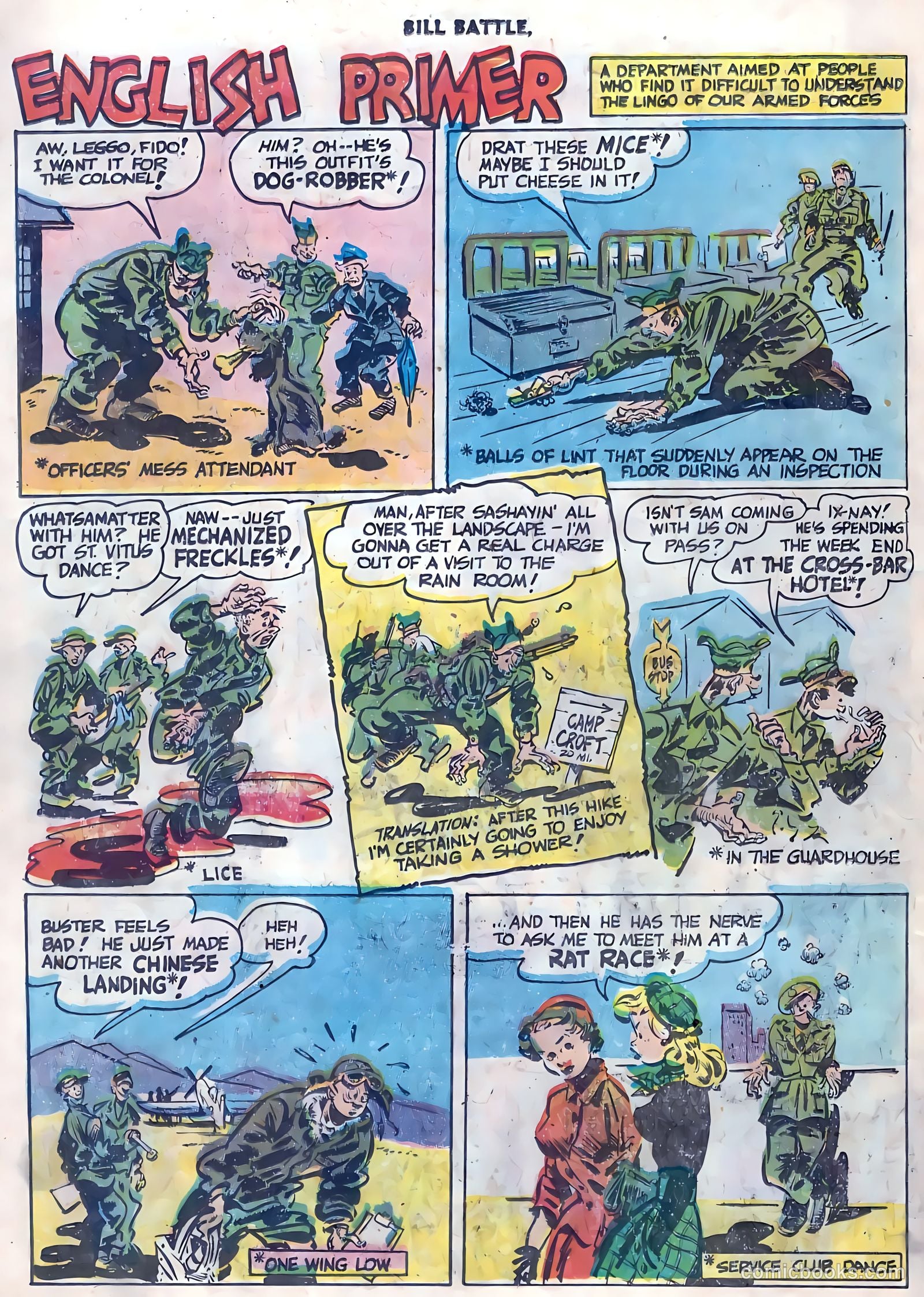 Bill Battle, the One Man Army #4 (1953) — page 22 of 36