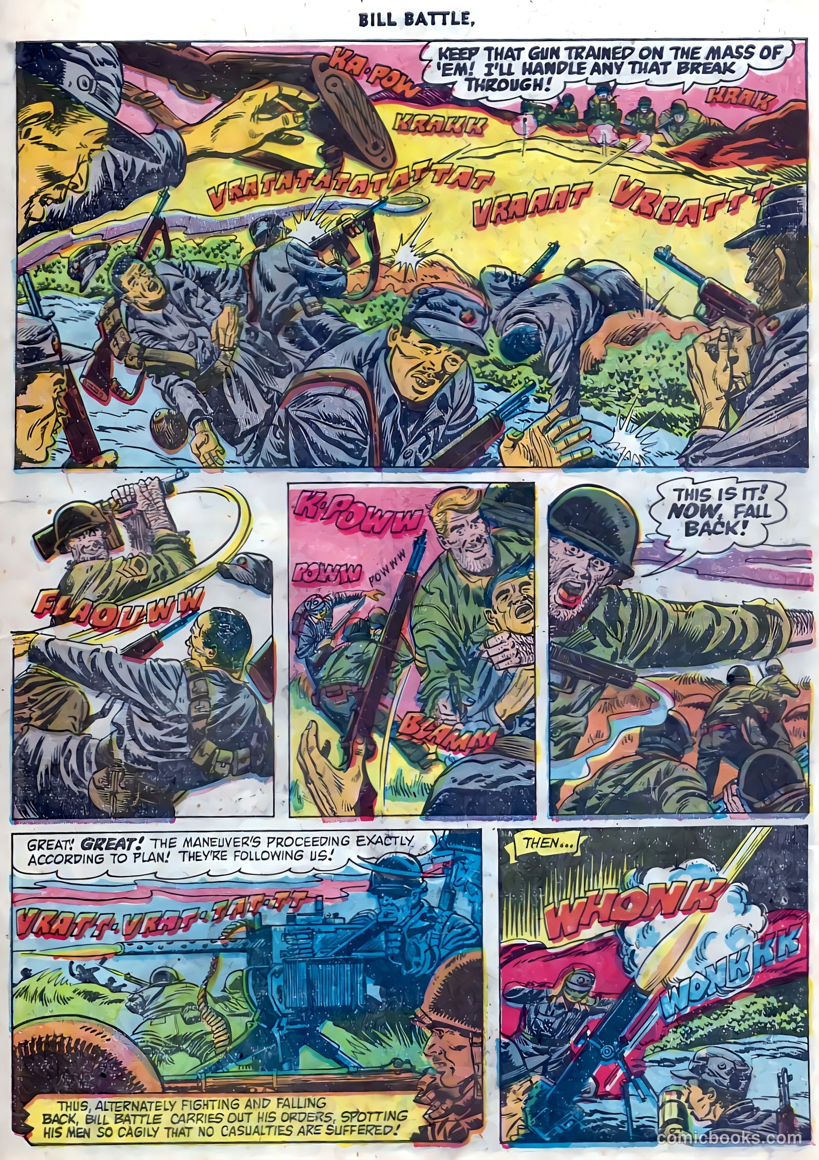 Bill Battle, the One Man Army #4 (1953) — page 27 of 36