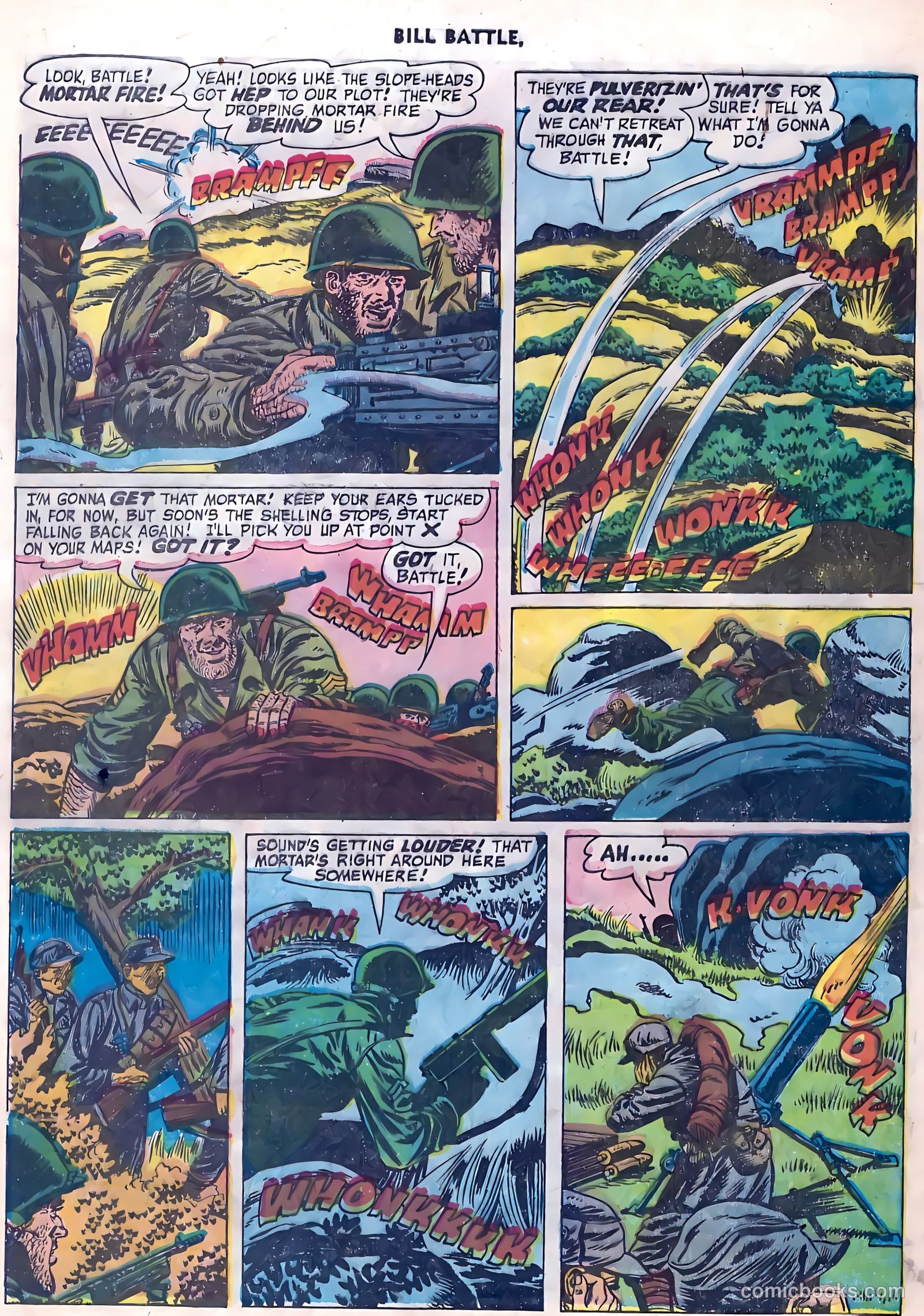 Bill Battle, the One Man Army #4 (1953) — page 28 of 36
