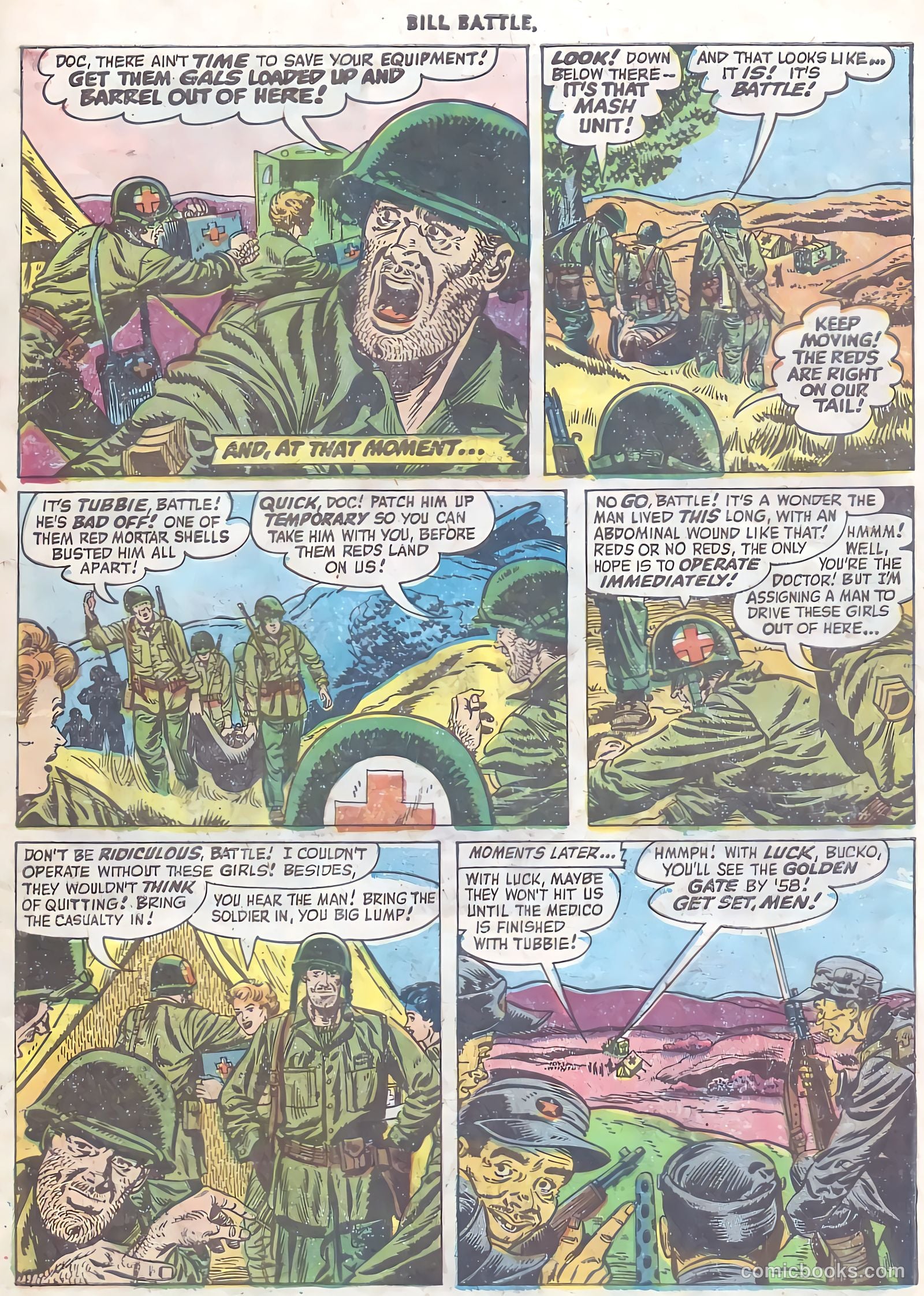 Bill Battle, the One Man Army #4 (1953) — page 31 of 36