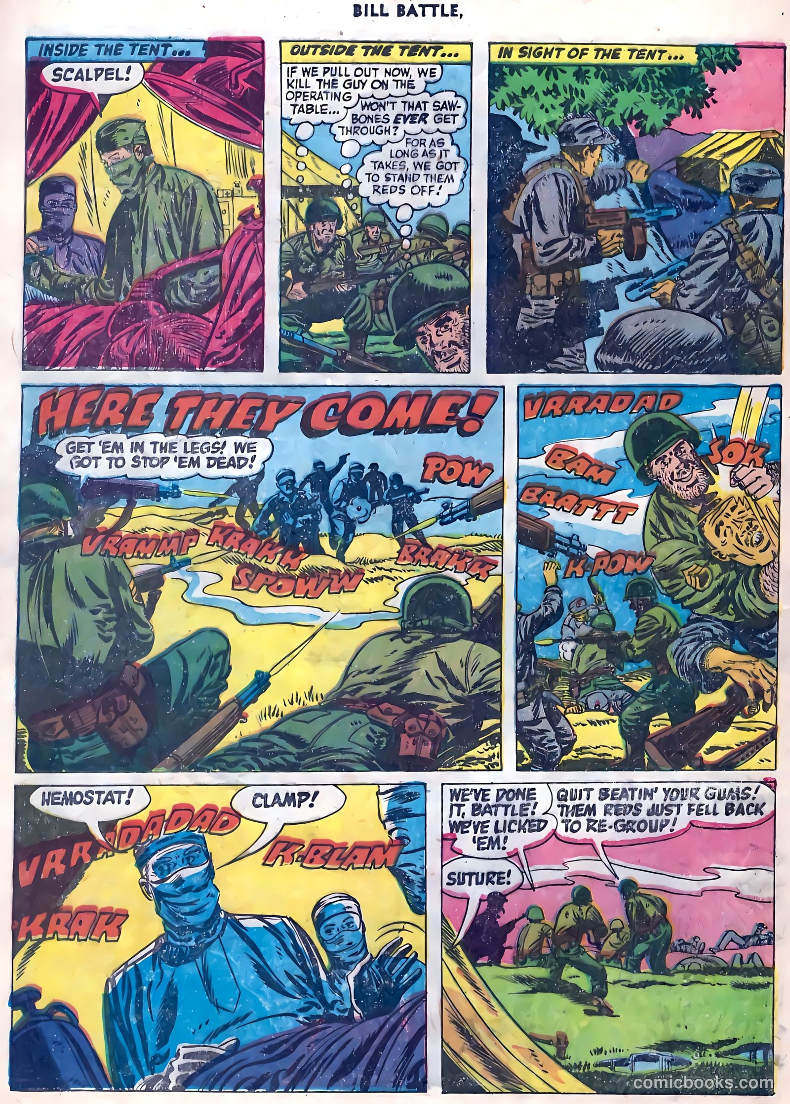 Bill Battle, the One Man Army #4 (1953) — page 32 of 36