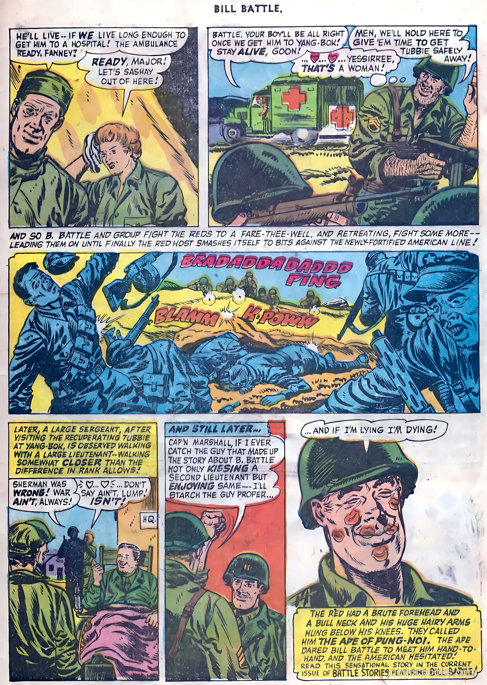 Bill Battle, the One Man Army #4 (1953) — page 33 of 36