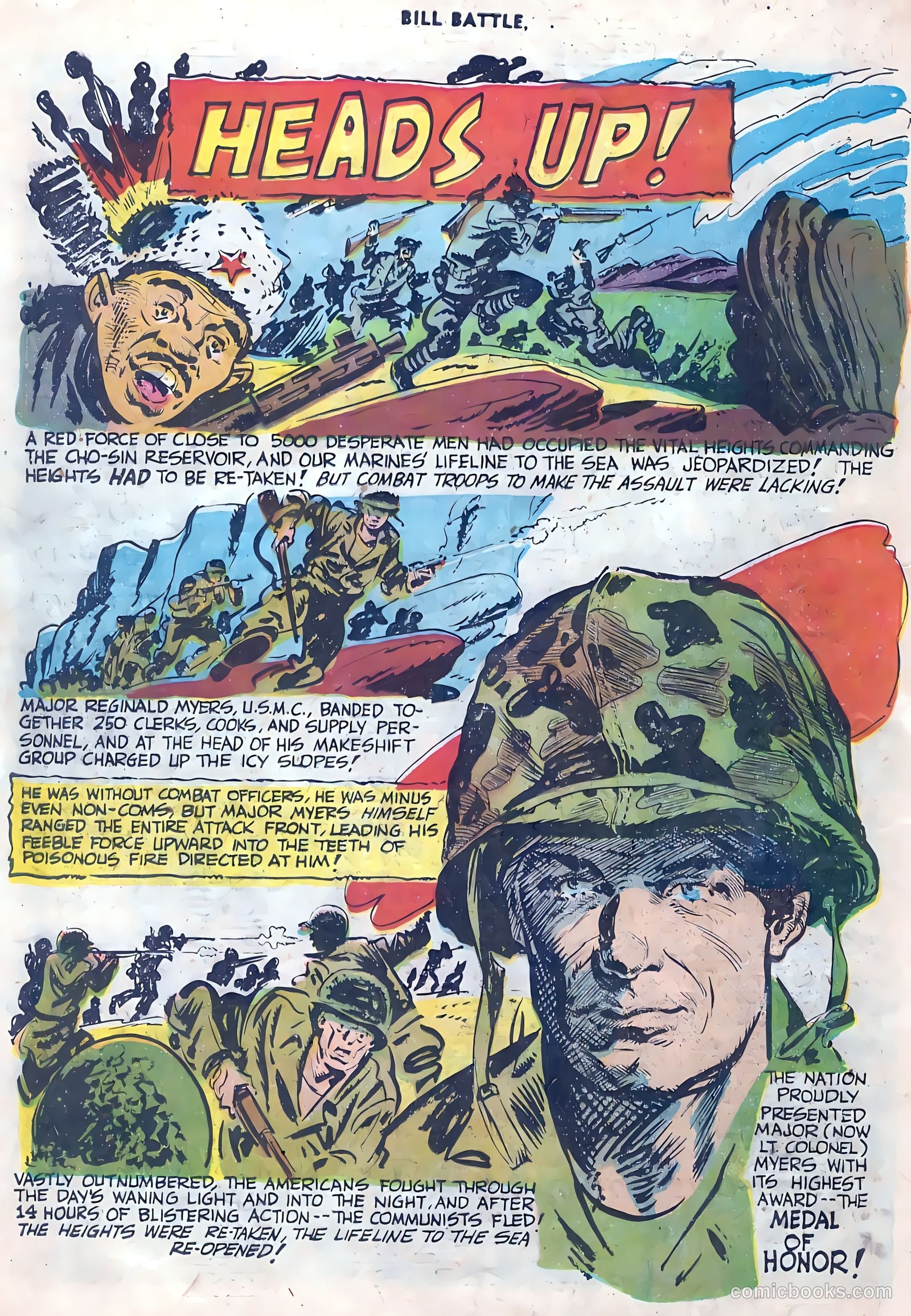 Bill Battle, the One Man Army #4 (1953) — page 34 of 36