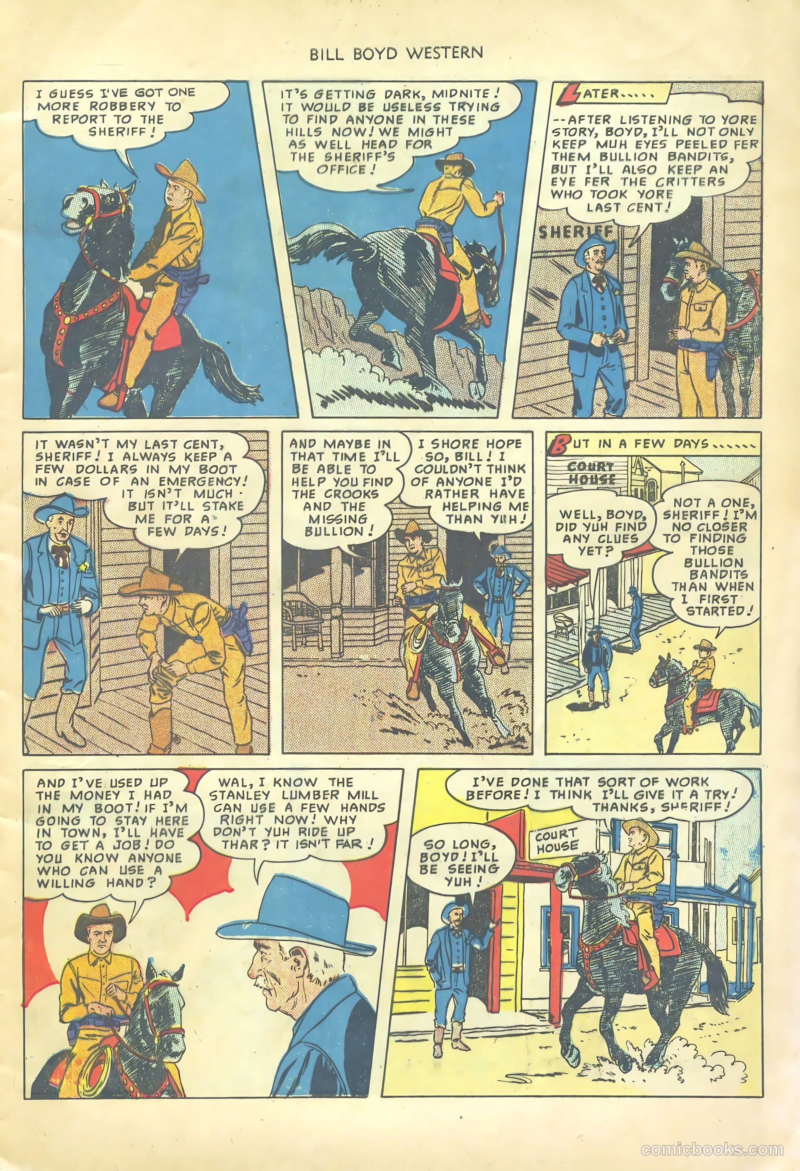 Bill Boyd Western #1 (1950) — page 9 of 36