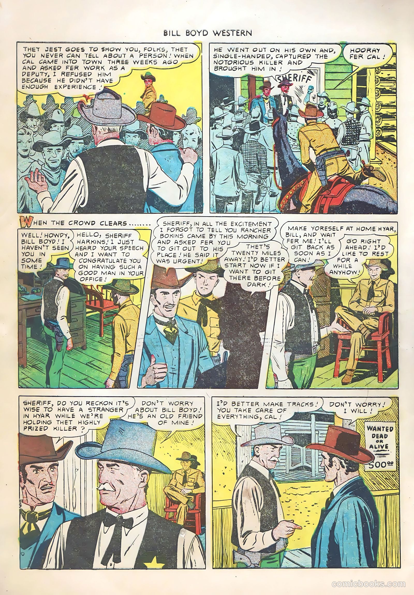 Bill Boyd Western #10 (1951) — page 20 of 52