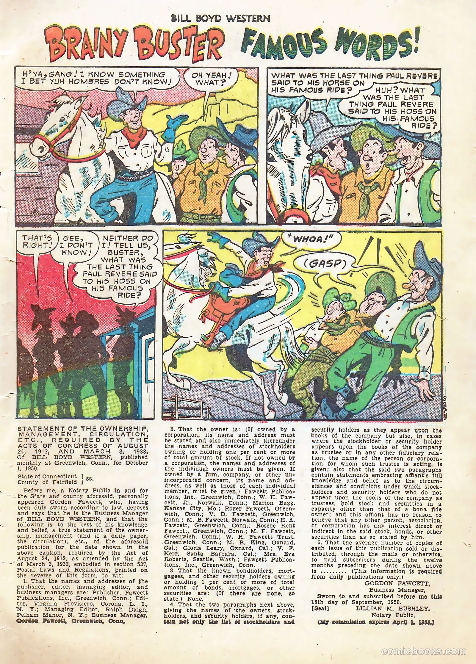 Bill Boyd Western #10 (1951) — page 49 of 52