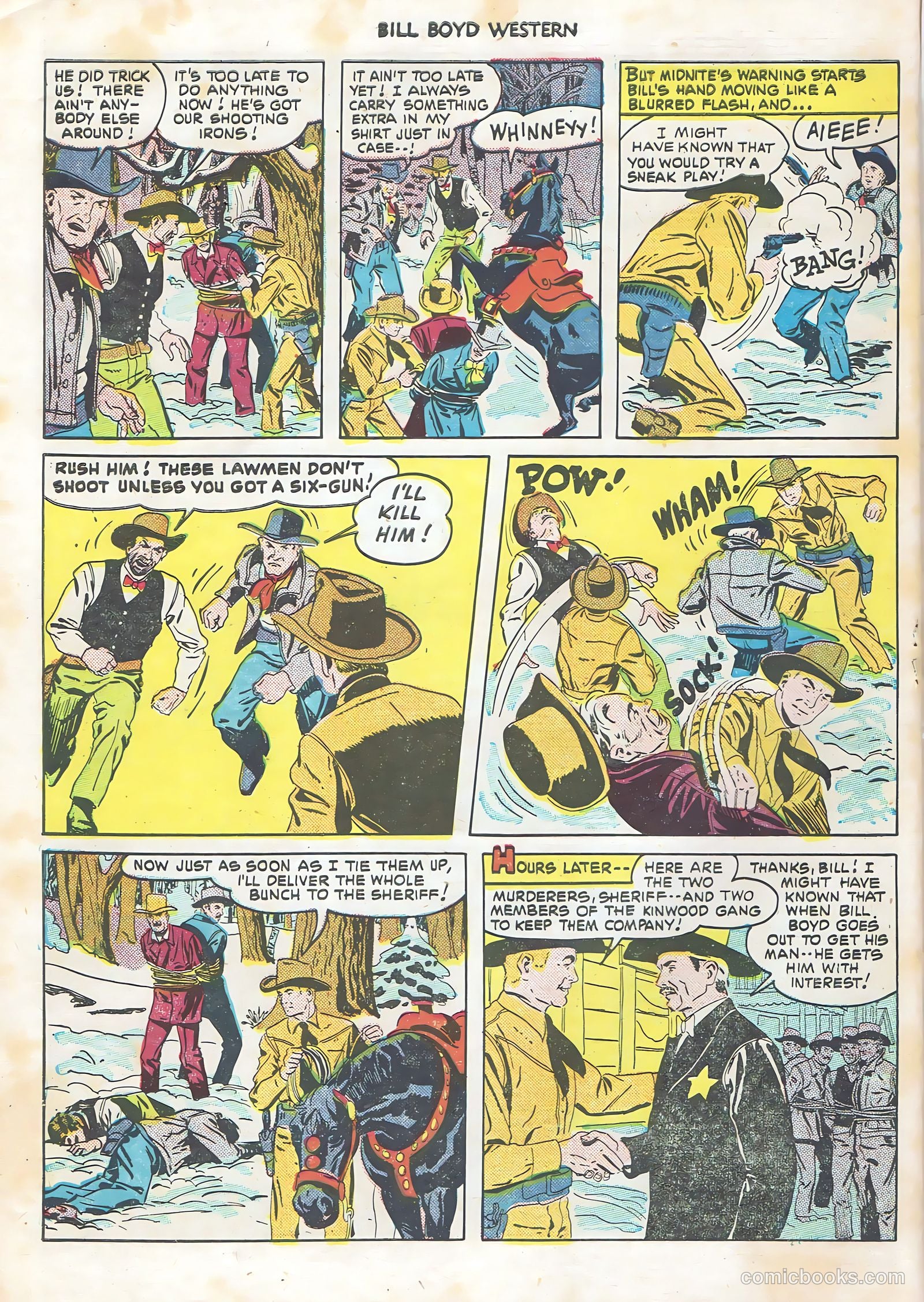 Bill Boyd Western #14 (1951) — page 34 of 36