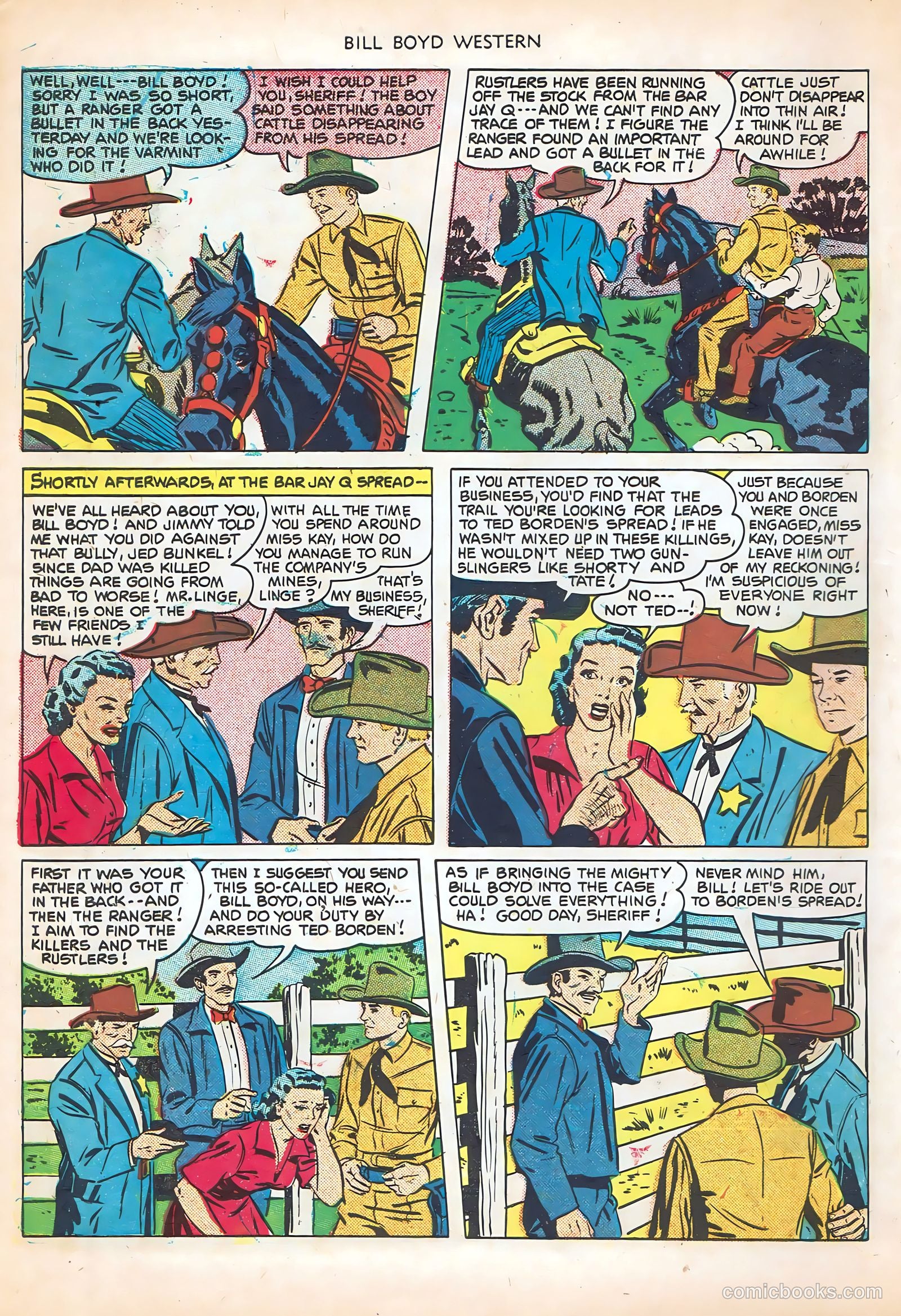 Bill Boyd Western #17 (1951) — page 6 of 36