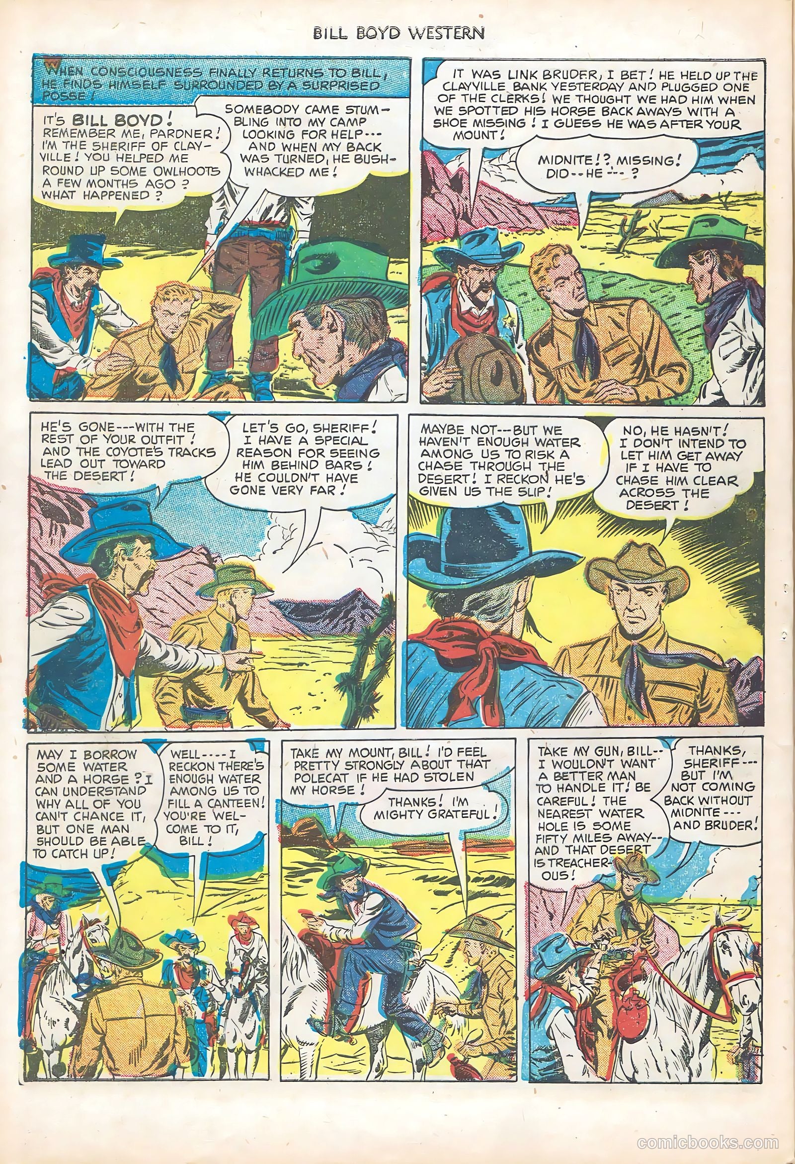 Bill Boyd Western #18 (1951) — page 28 of 36