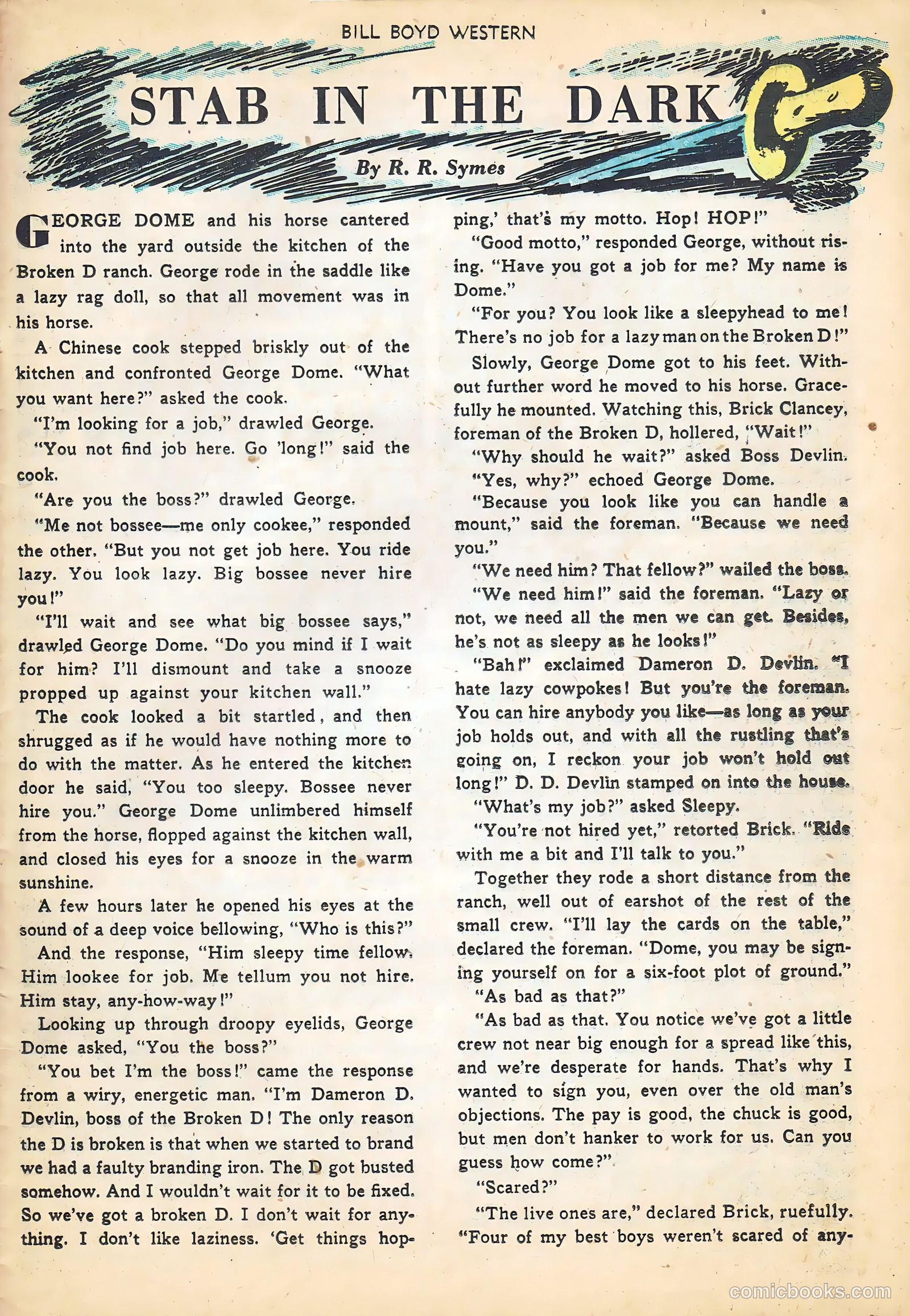 Bill Boyd Western #19 (1951) — page 25 of 36