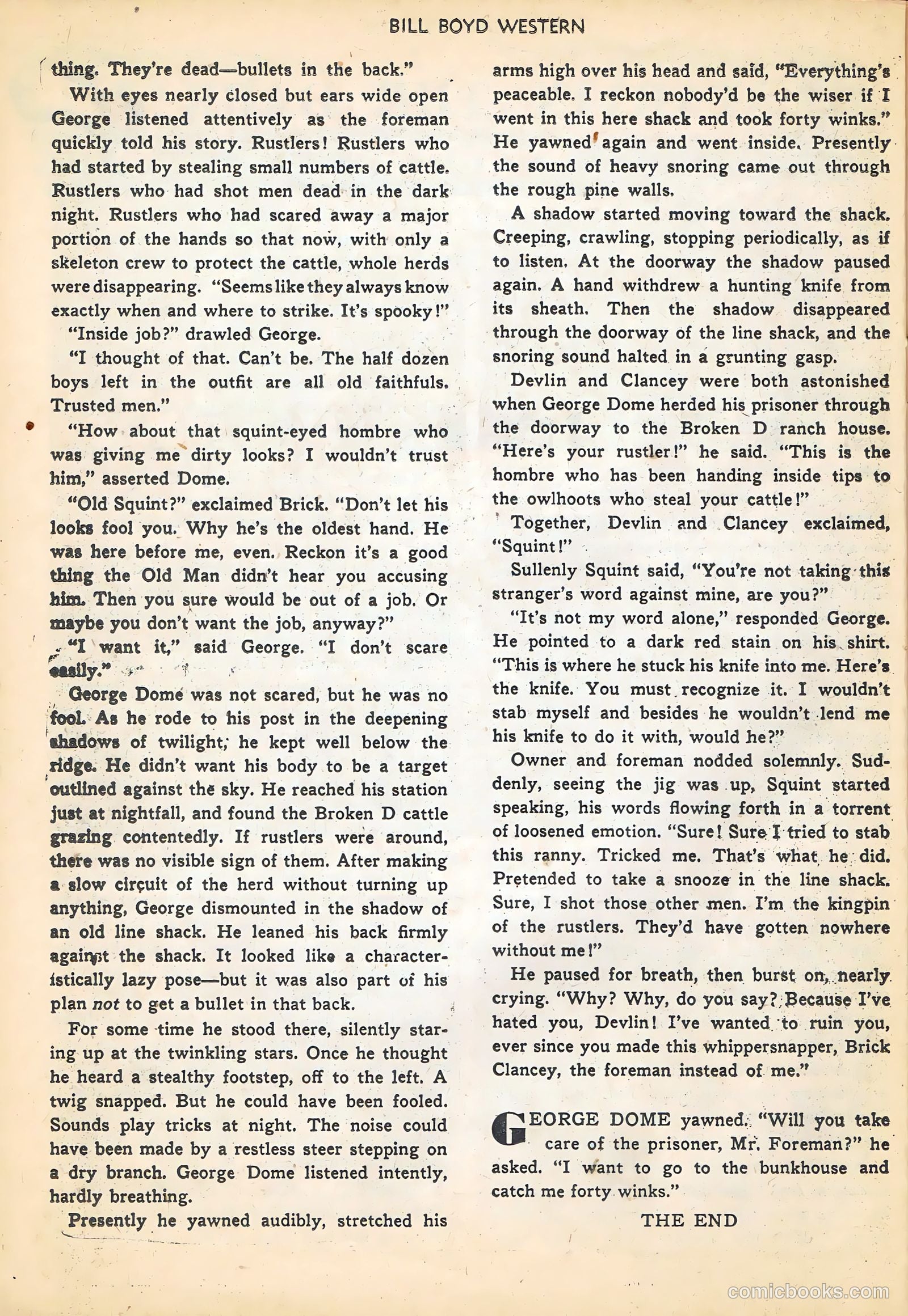 Bill Boyd Western #19 (1951) — page 26 of 36