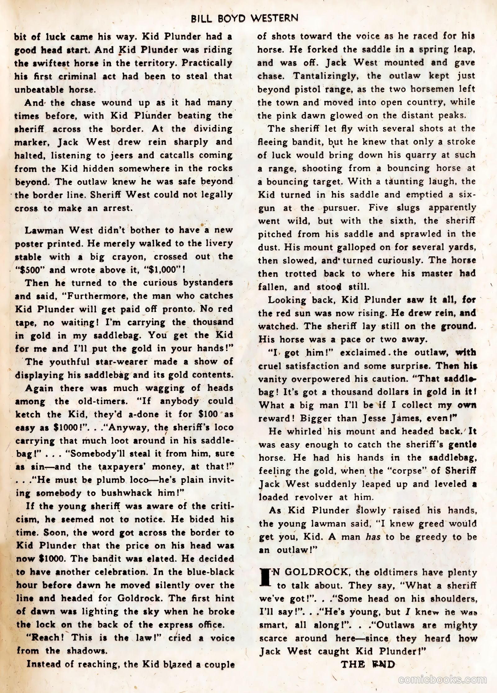 Bill Boyd Western #20 (1952) — page 25 of 36
