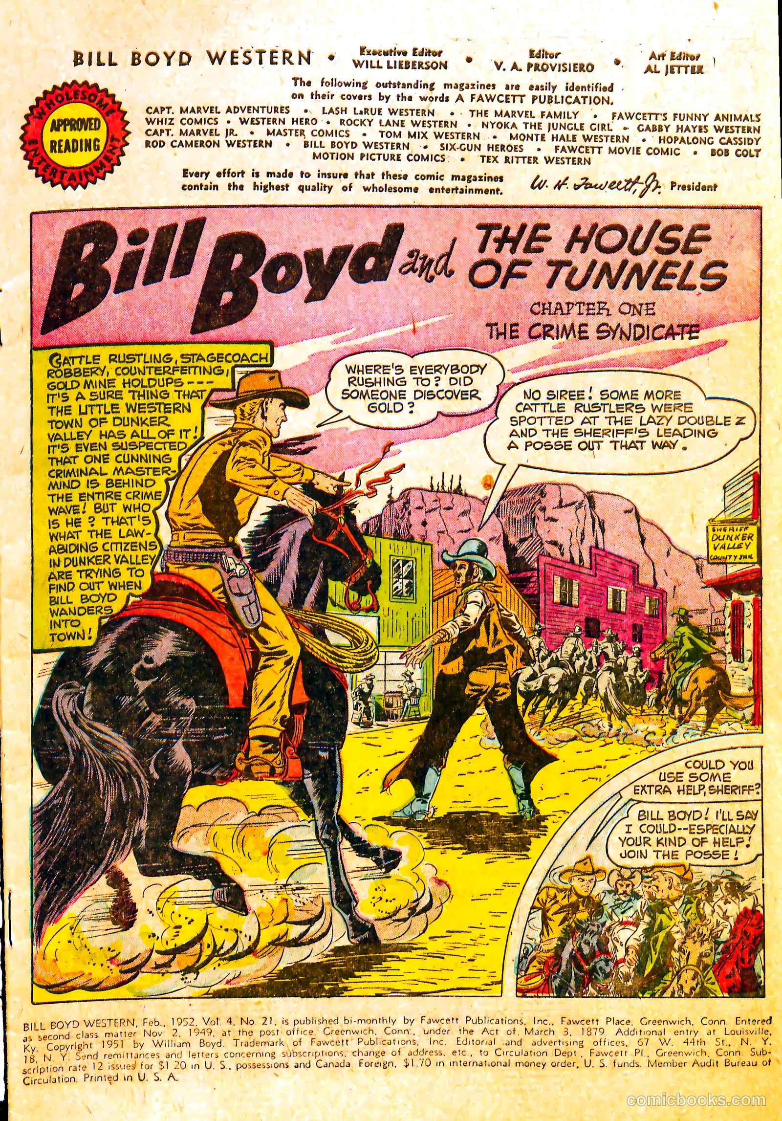 Bill Boyd Western #21 (1952) — page 3 of 36