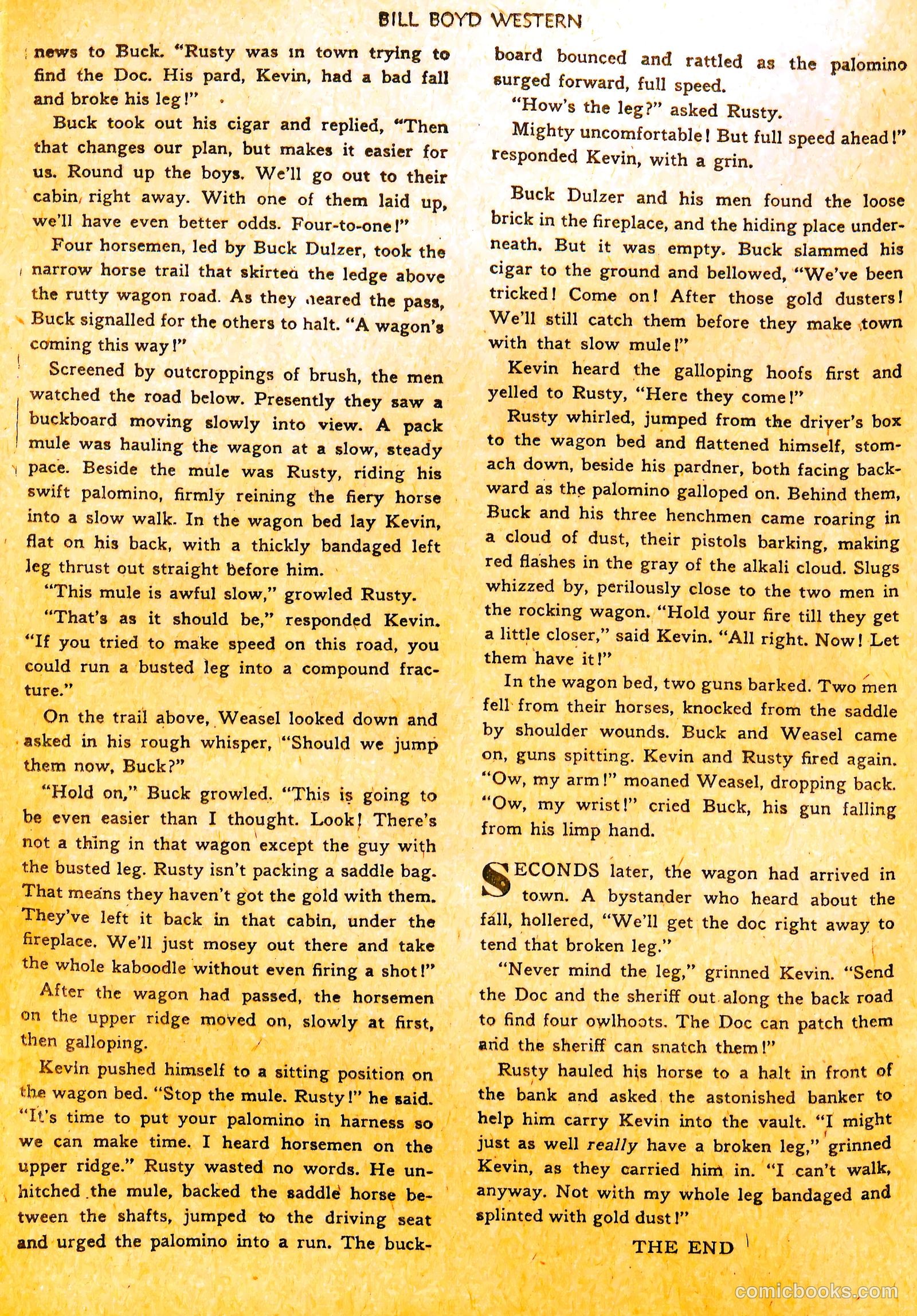 Bill Boyd Western #21 (1952) — page 22 of 36