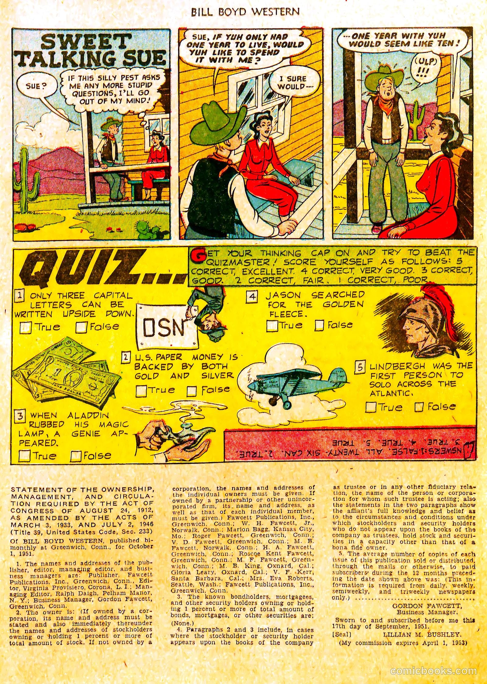 Bill Boyd Western #21 (1952) — page 23 of 36
