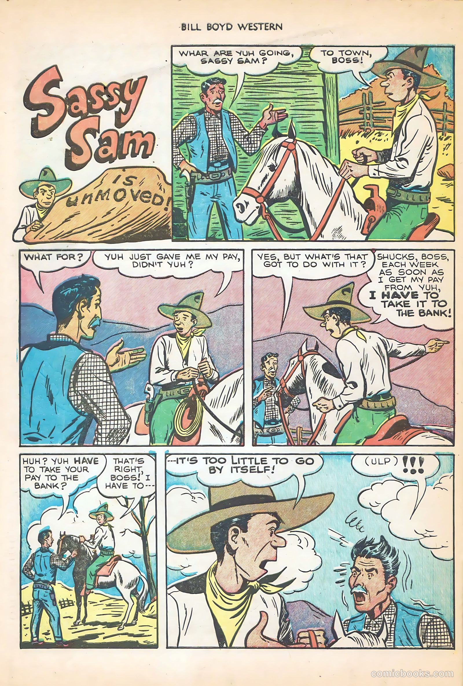 Bill Boyd Western #22 (1952) — page 34 of 36
