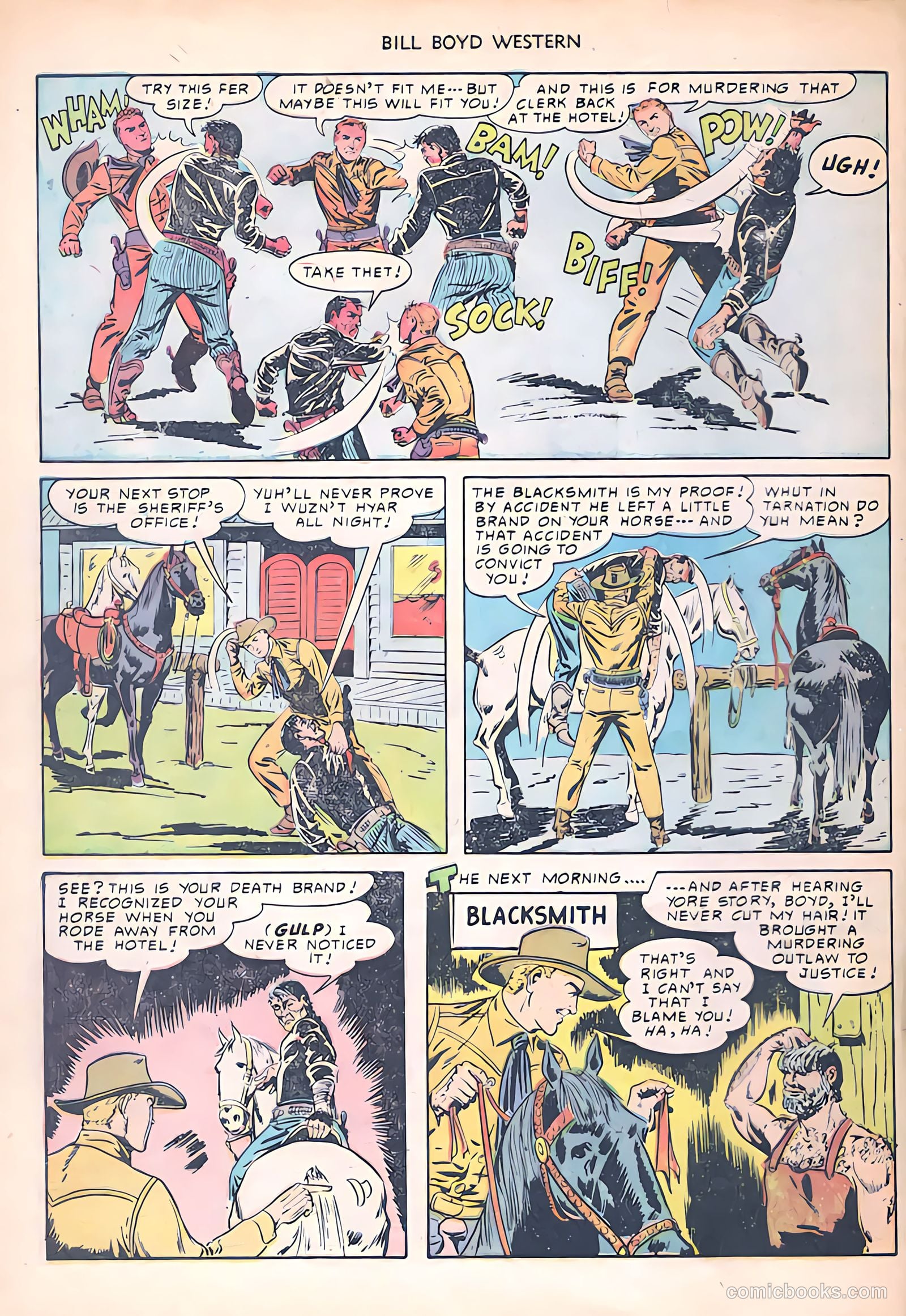 Bill Boyd Western #5 (1951) — page 32 of 52