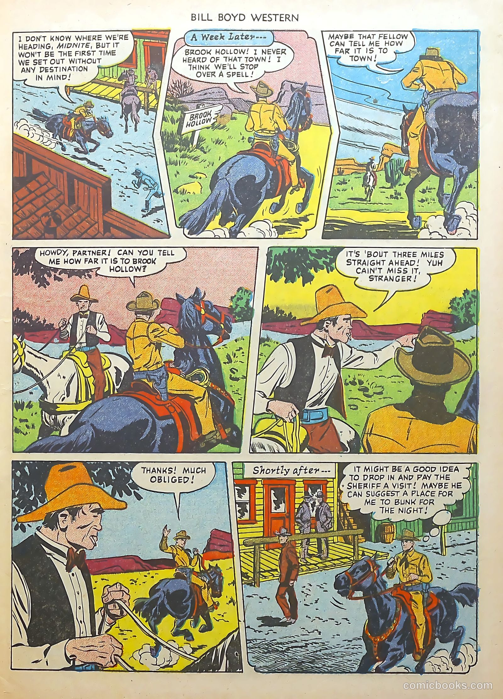 Bill Boyd Western #8 (1950) — page 5 of 52