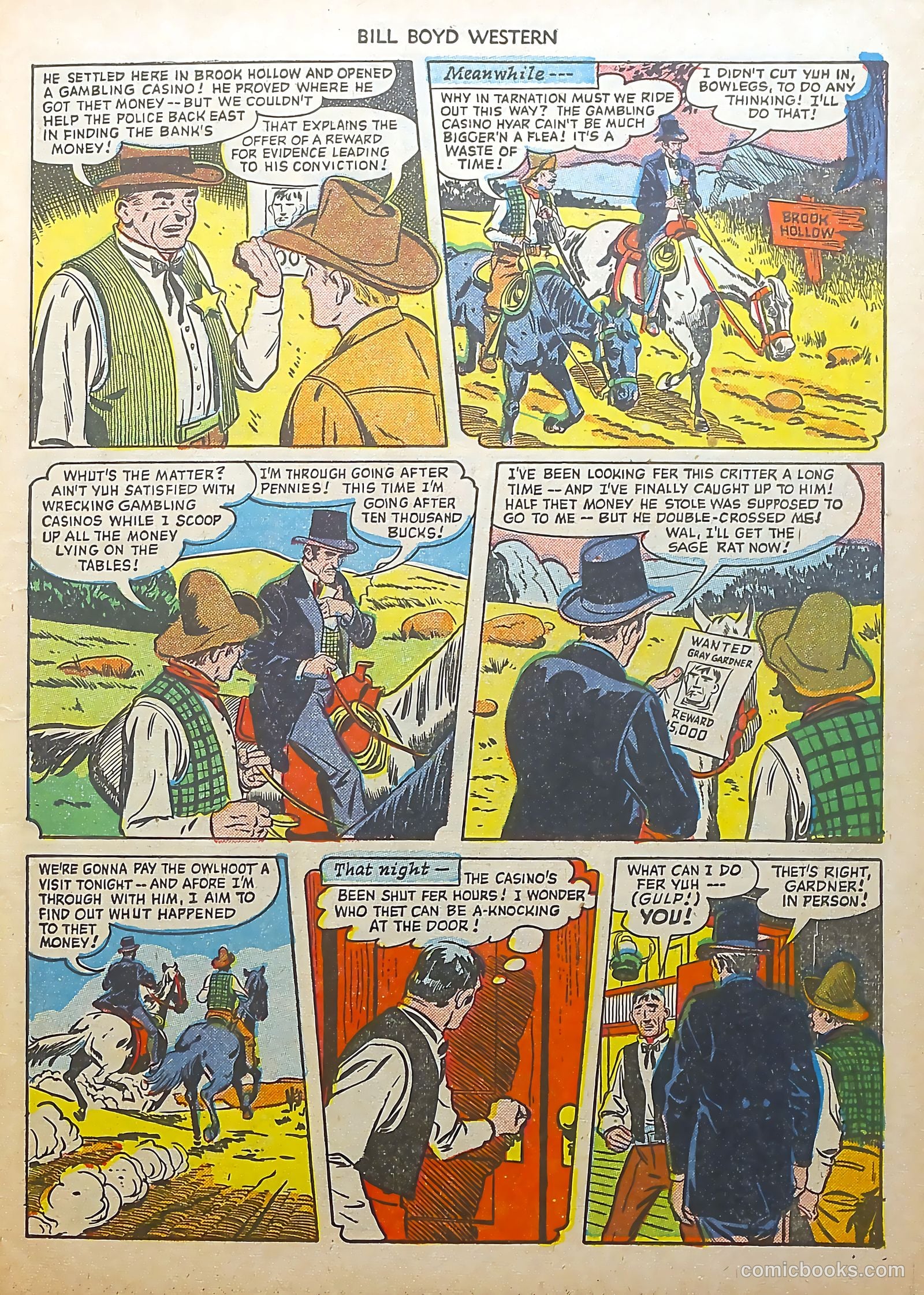 Bill Boyd Western #8 (1950) — page 7 of 52