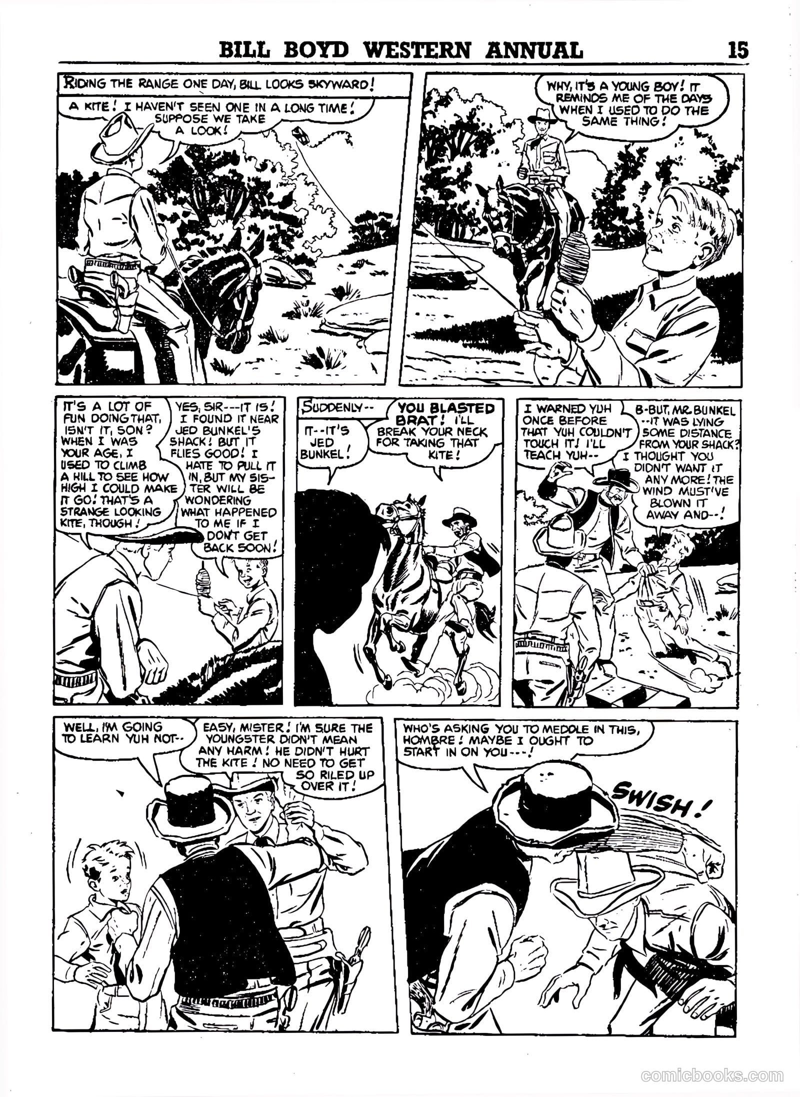 Bill Boyd Western Comic Annual #1 (1956) — page 5 of 87