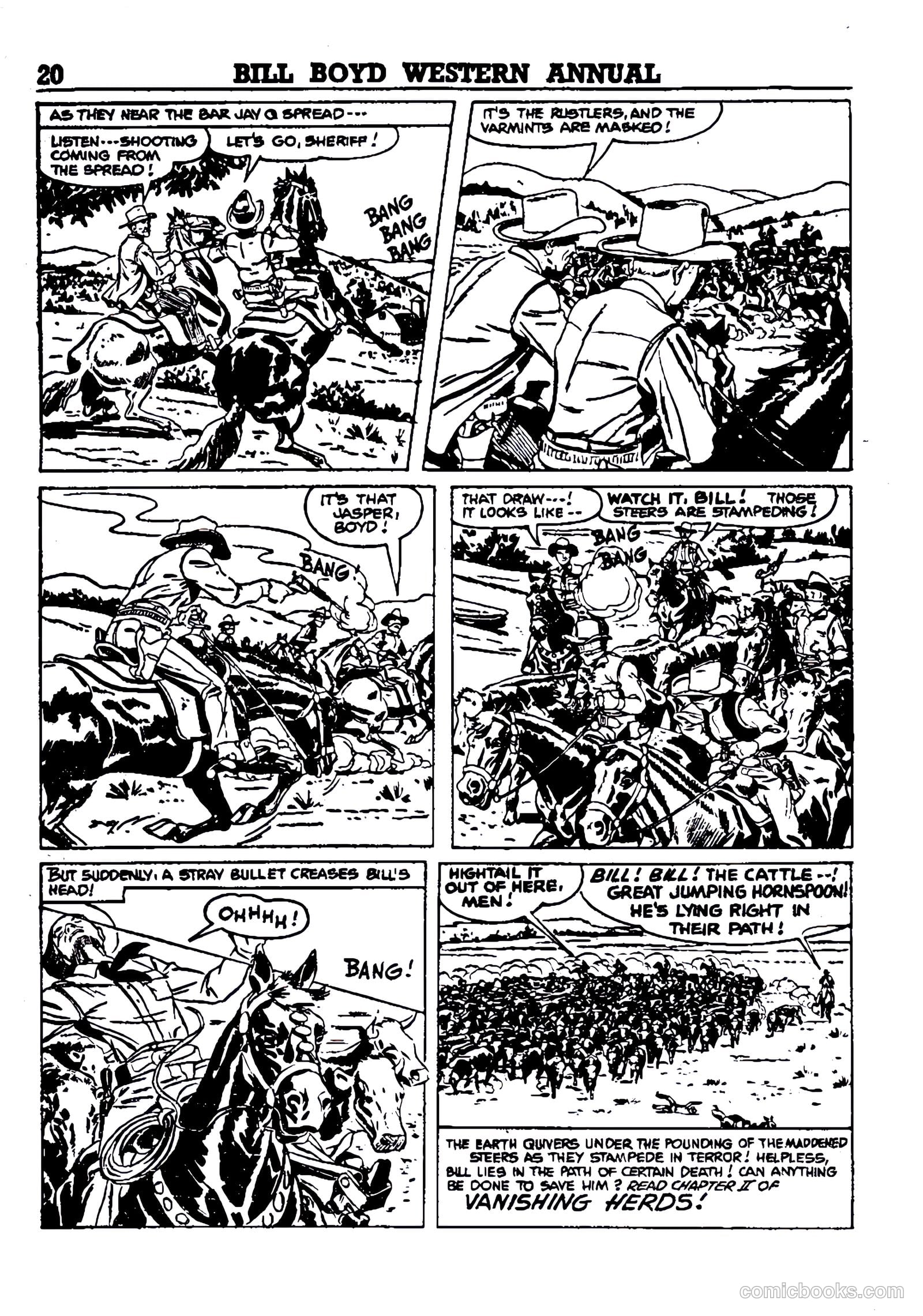 Bill Boyd Western Comic Annual #1 (1956) — page 10 of 87