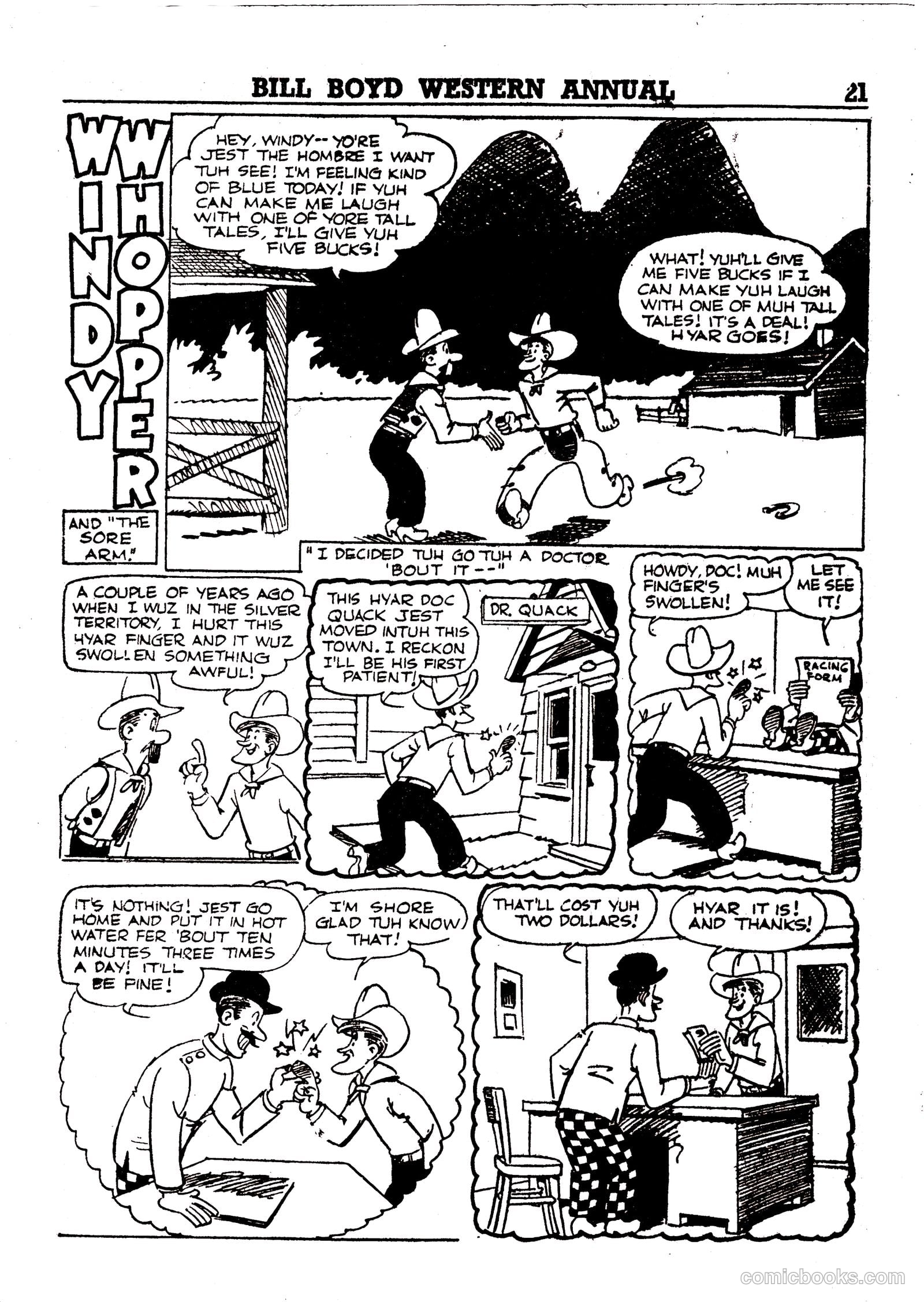 Bill Boyd Western Comic Annual #1 (1956) — page 11 of 87