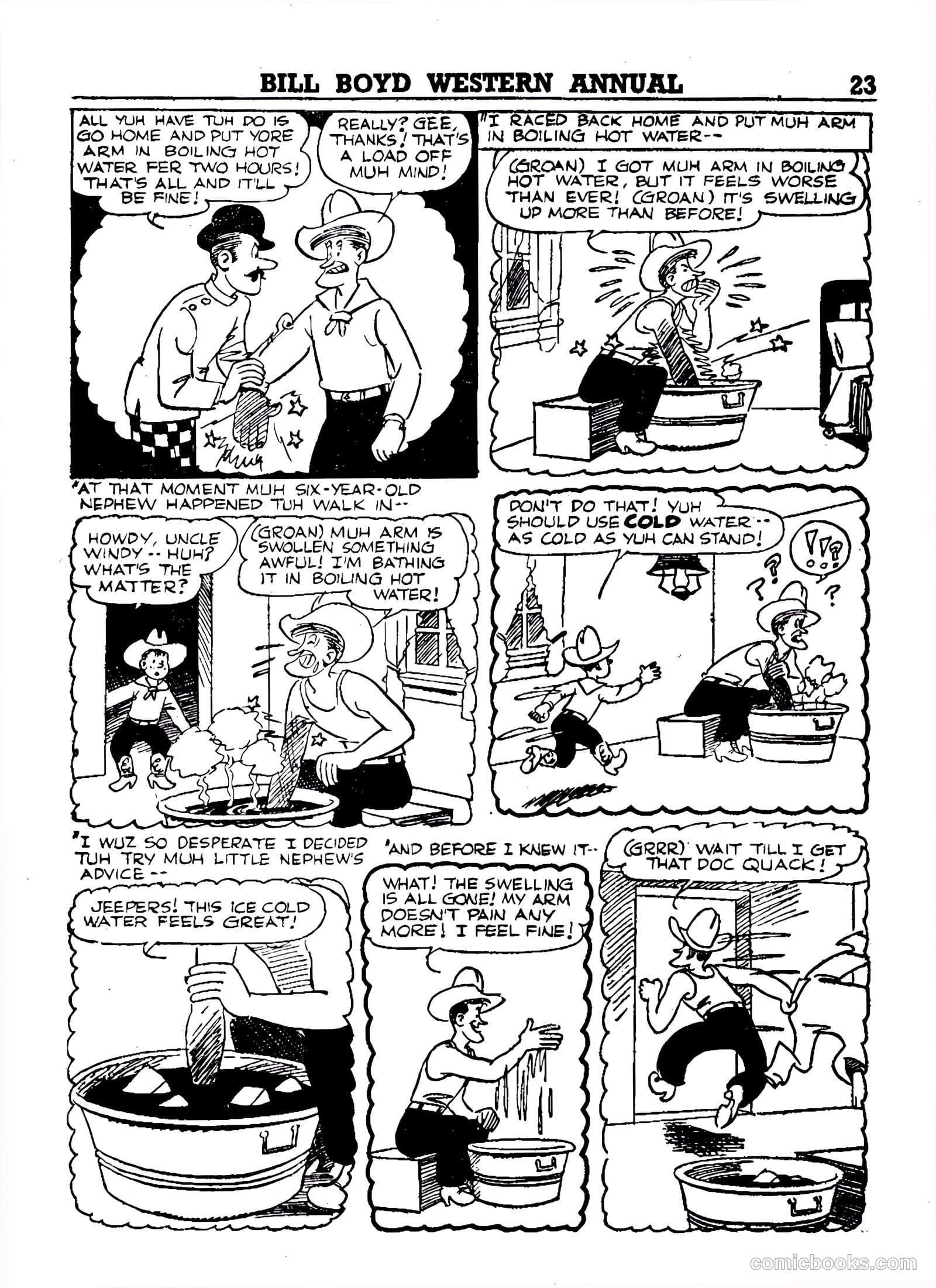 Bill Boyd Western Comic Annual #1 (1956) — page 13 of 87