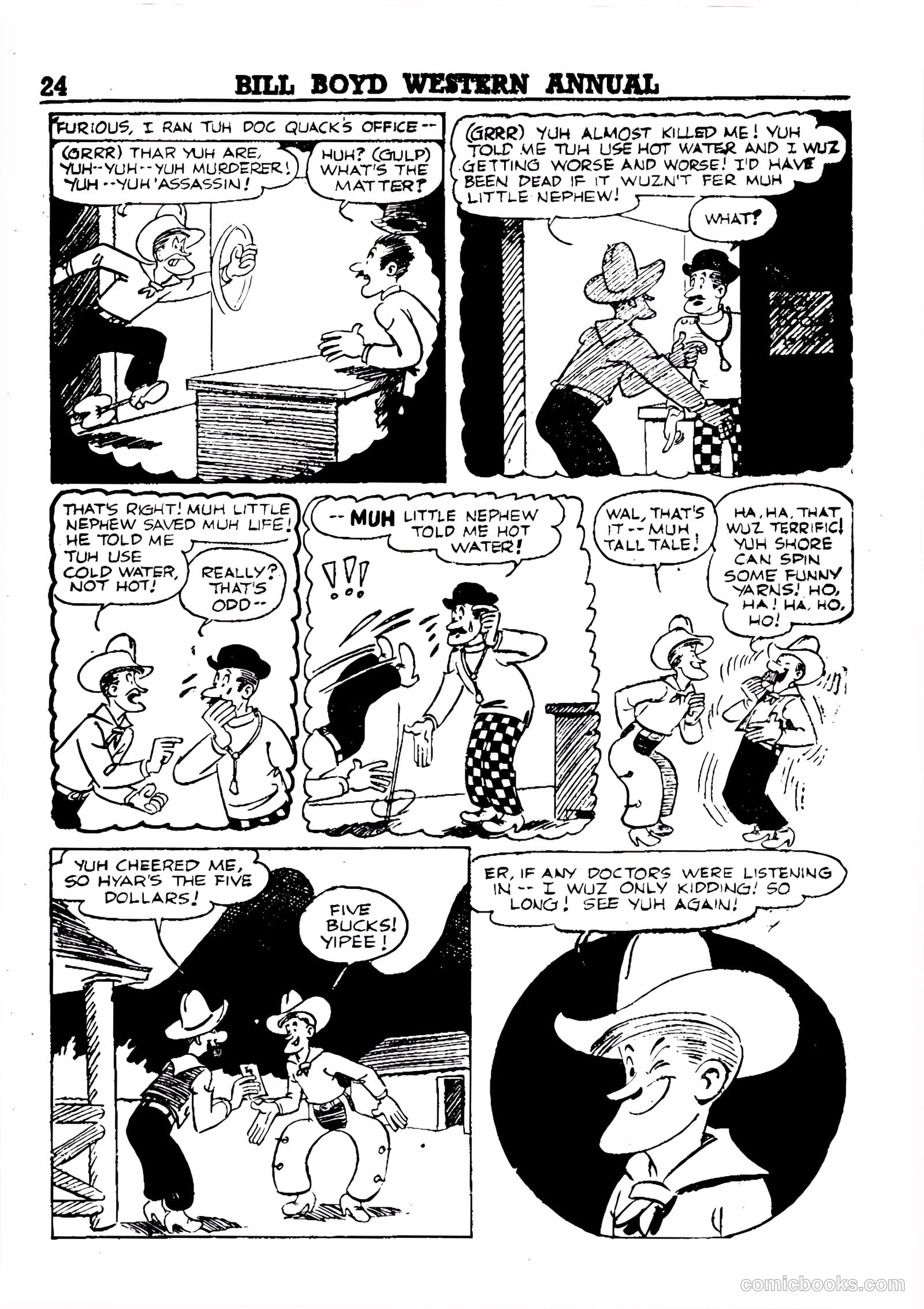 Bill Boyd Western Comic Annual #1 (1956) — page 14 of 87