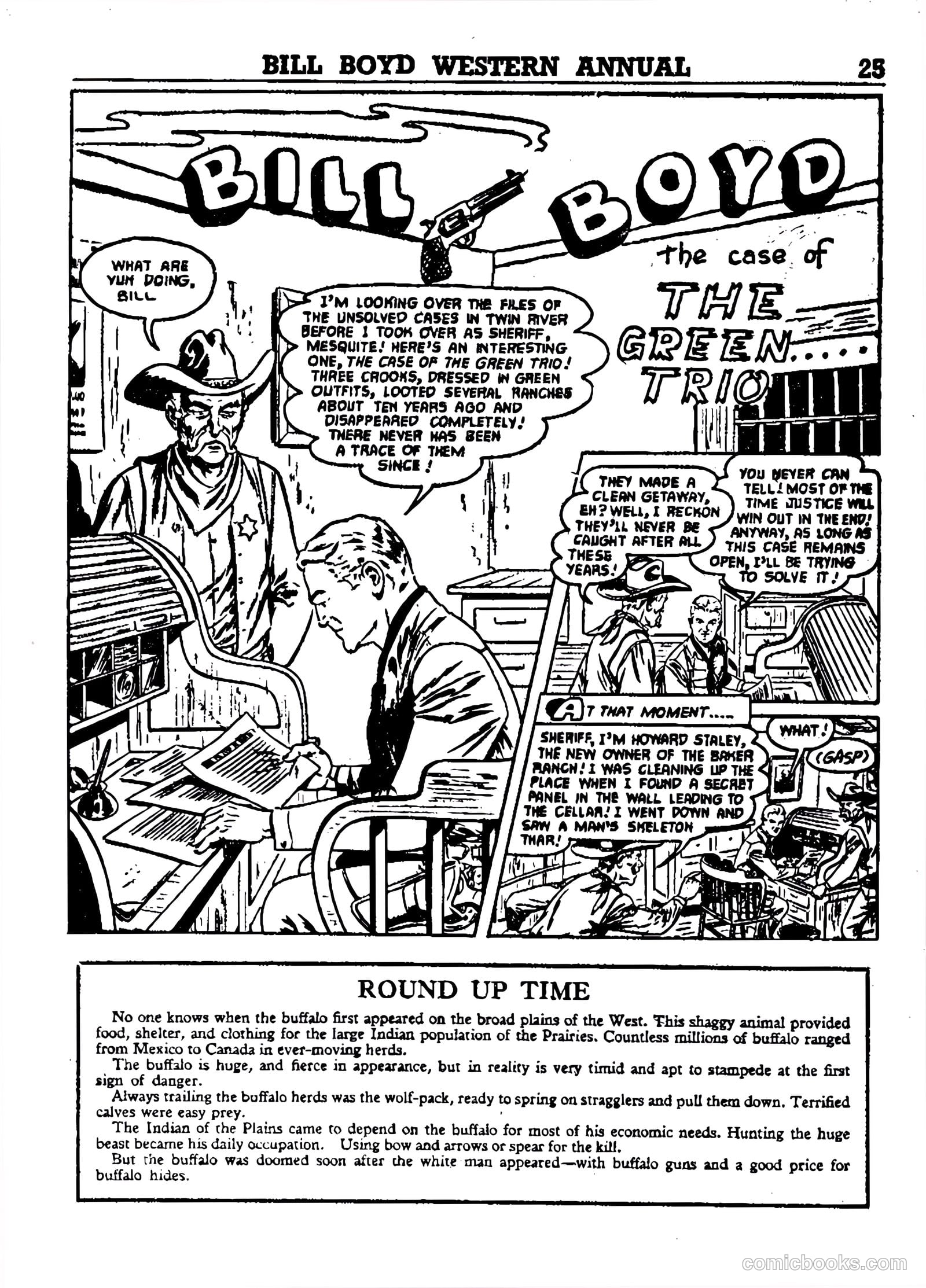 Bill Boyd Western Comic Annual #1 (1956) — page 15 of 87