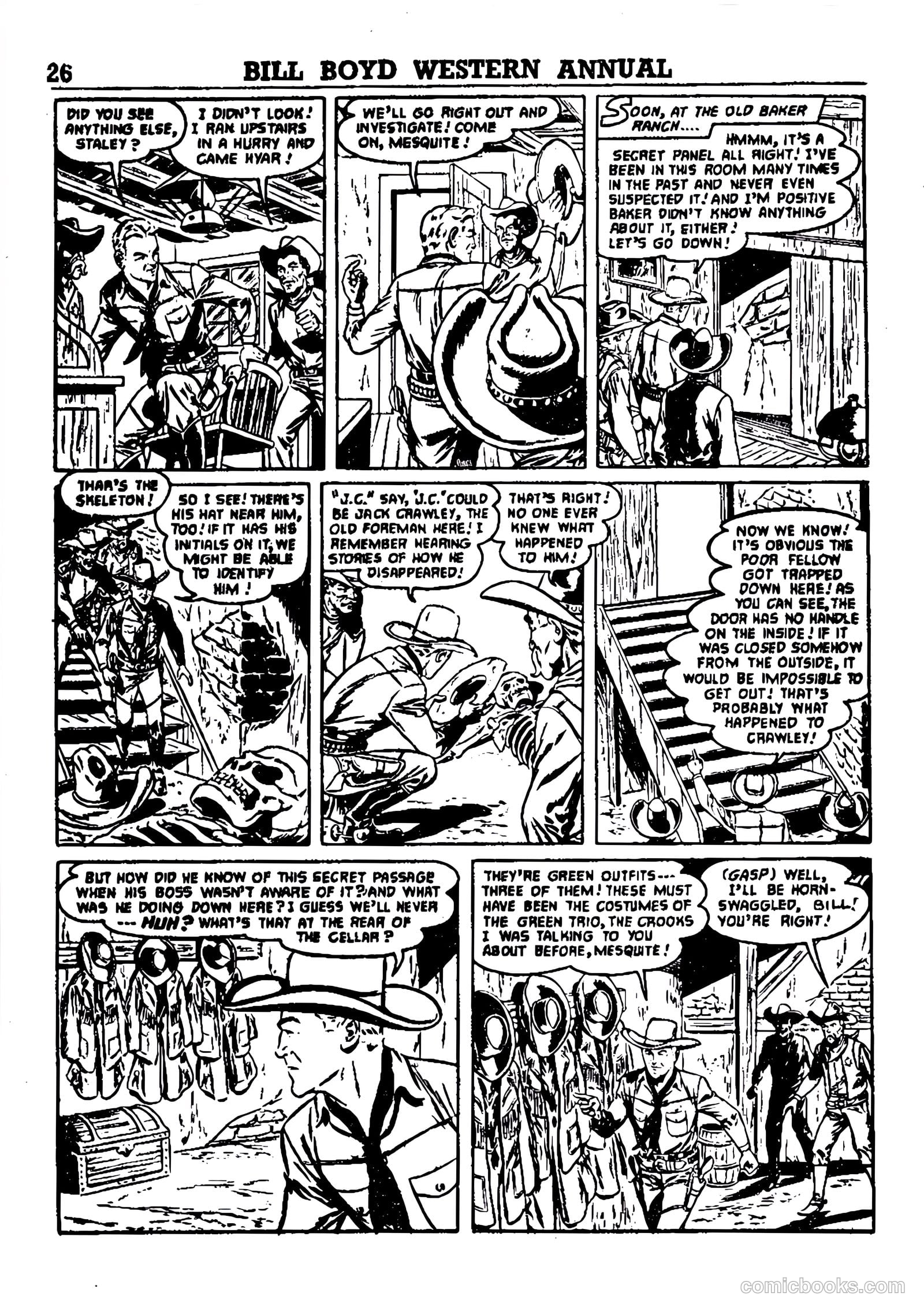 Bill Boyd Western Comic Annual #1 (1956) — page 16 of 87