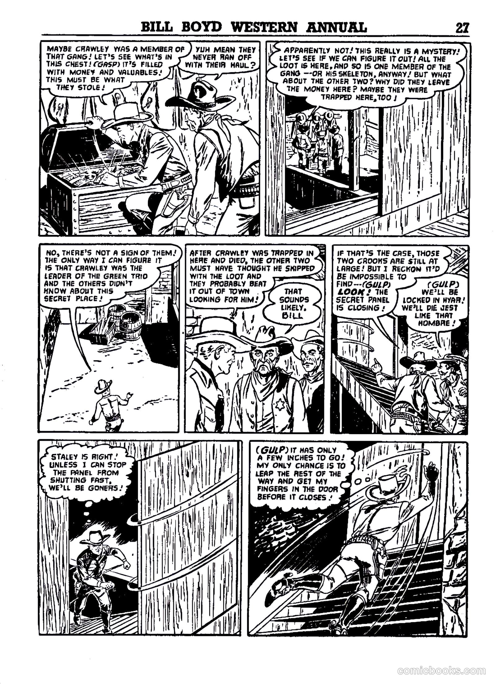 Bill Boyd Western Comic Annual #1 (1956) — page 17 of 87