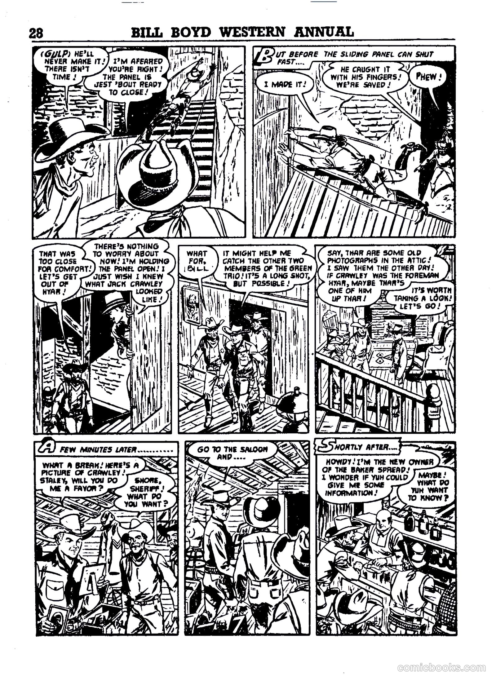 Bill Boyd Western Comic Annual #1 (1956) — page 18 of 87