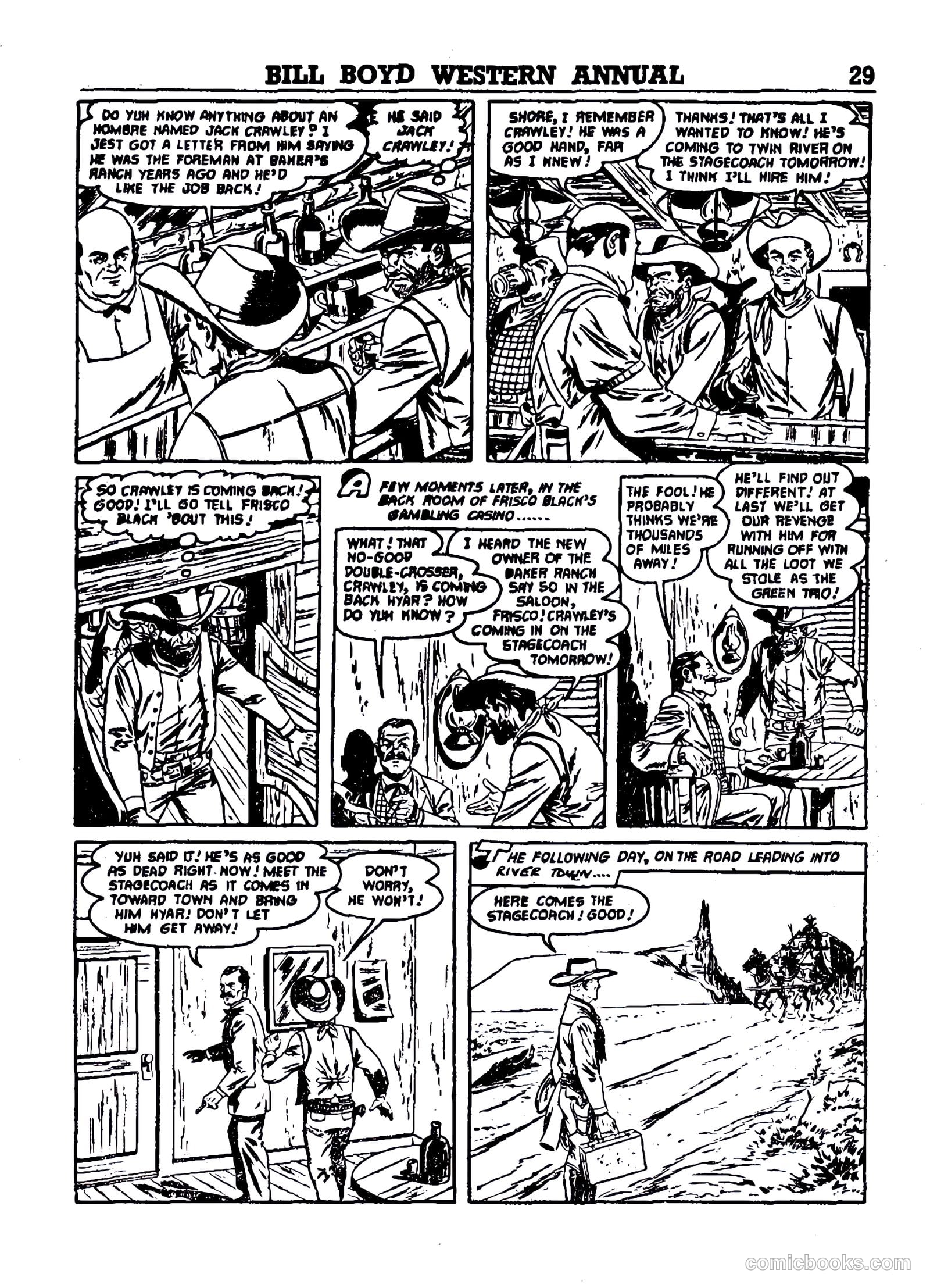 Bill Boyd Western Comic Annual #1 (1956) — page 19 of 87