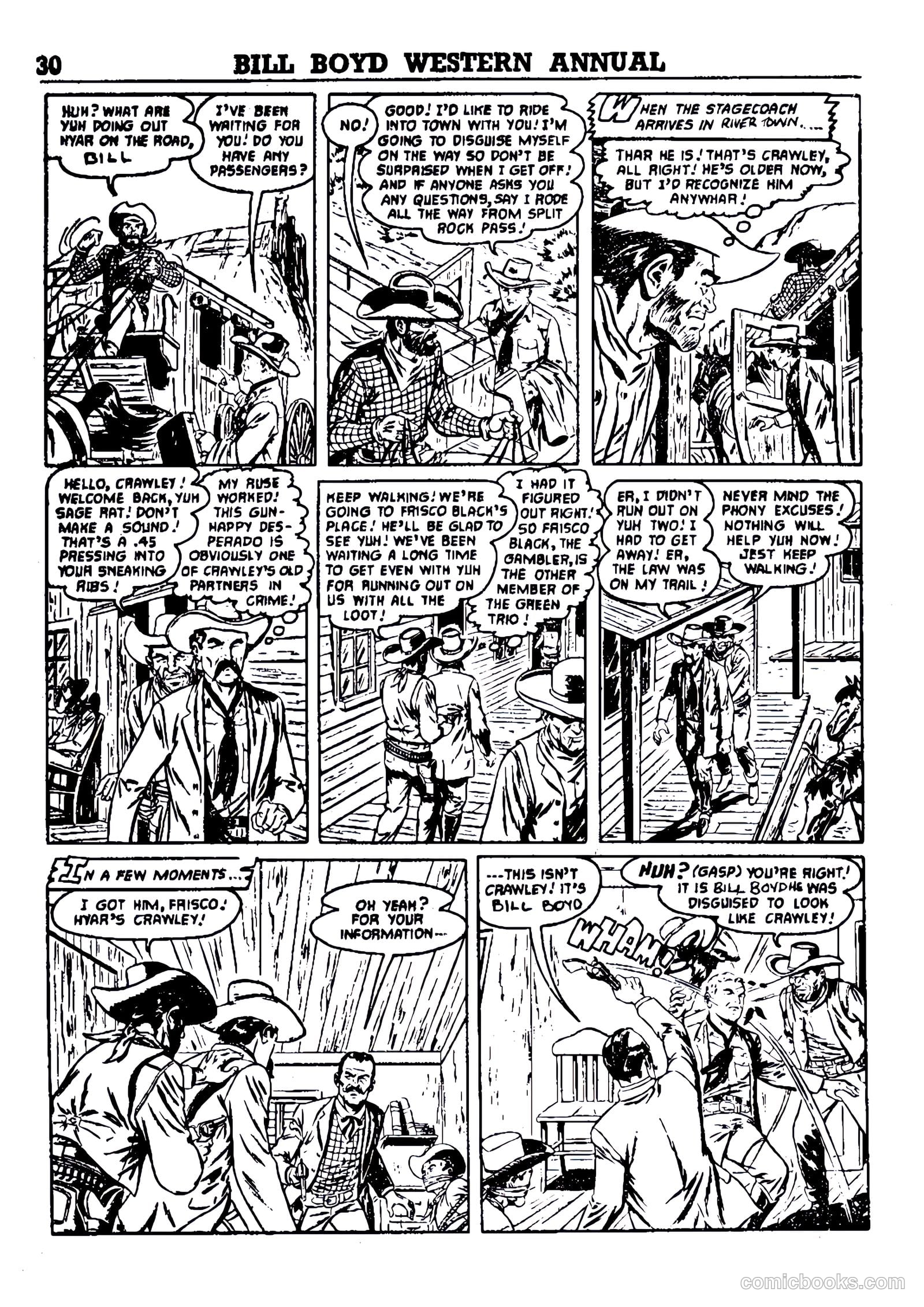 Bill Boyd Western Comic Annual #1 (1956) — page 20 of 87