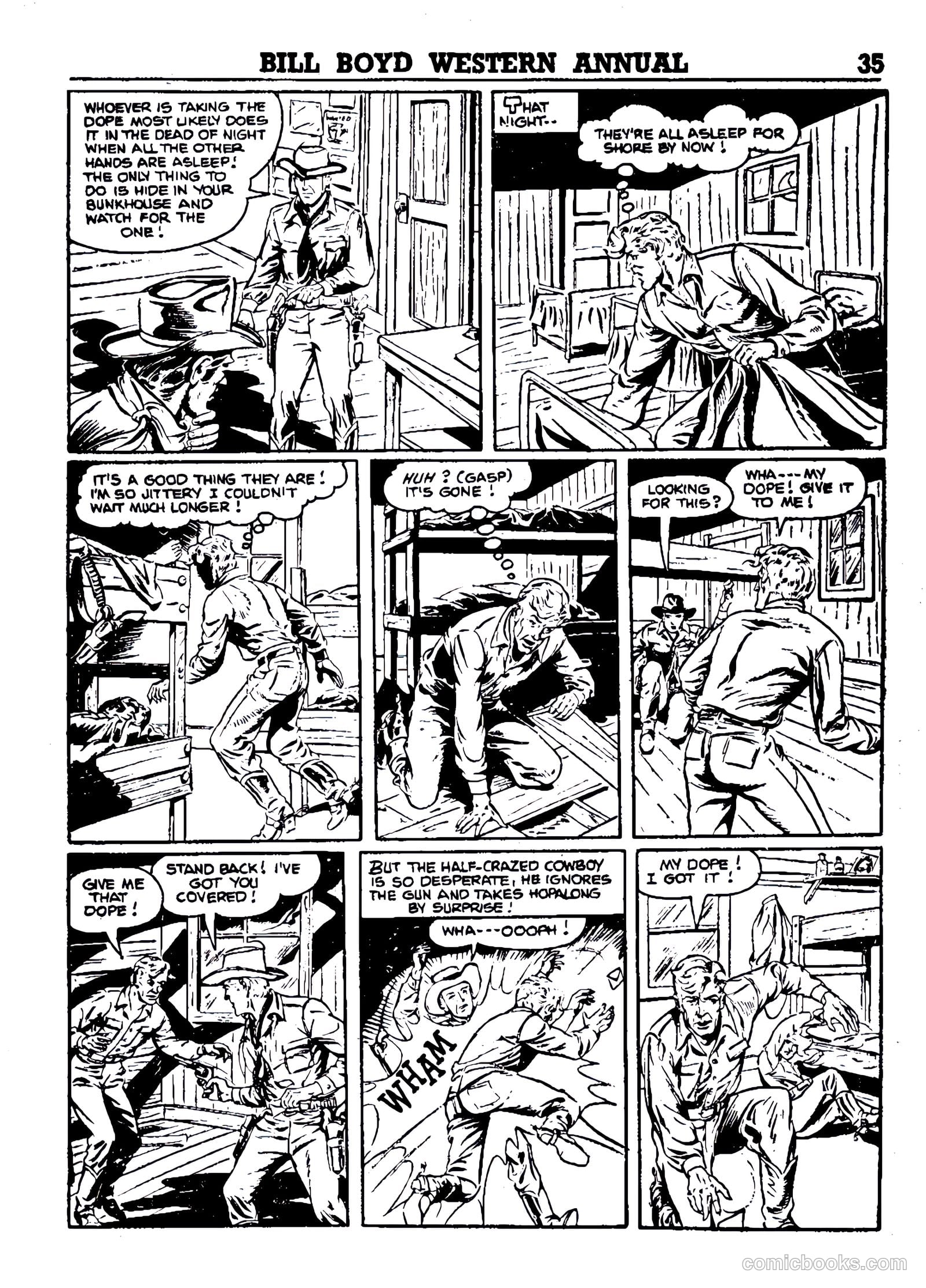 Bill Boyd Western Comic Annual #1 (1956) — page 25 of 87