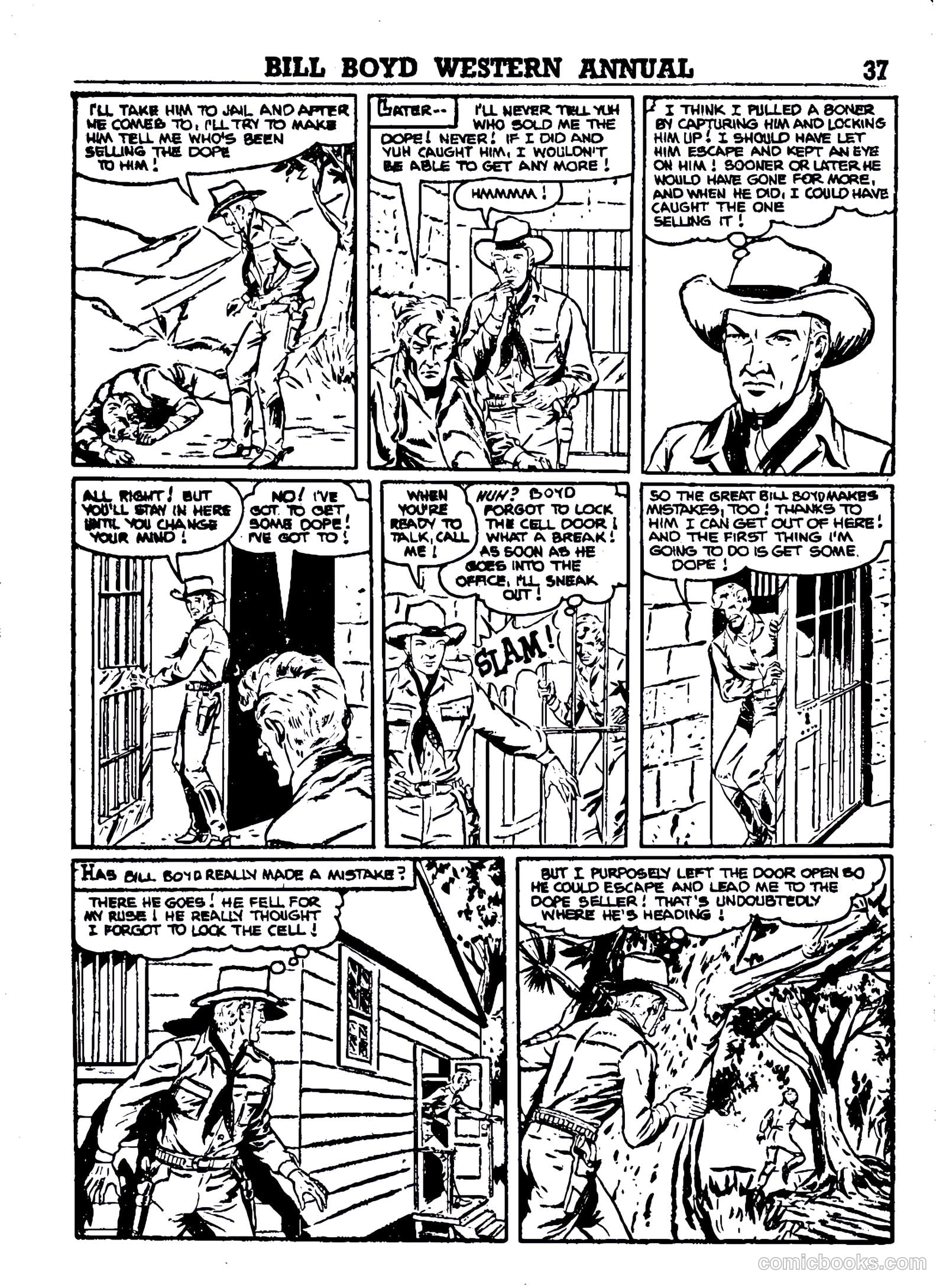 Bill Boyd Western Comic Annual #1 (1956) — page 27 of 87