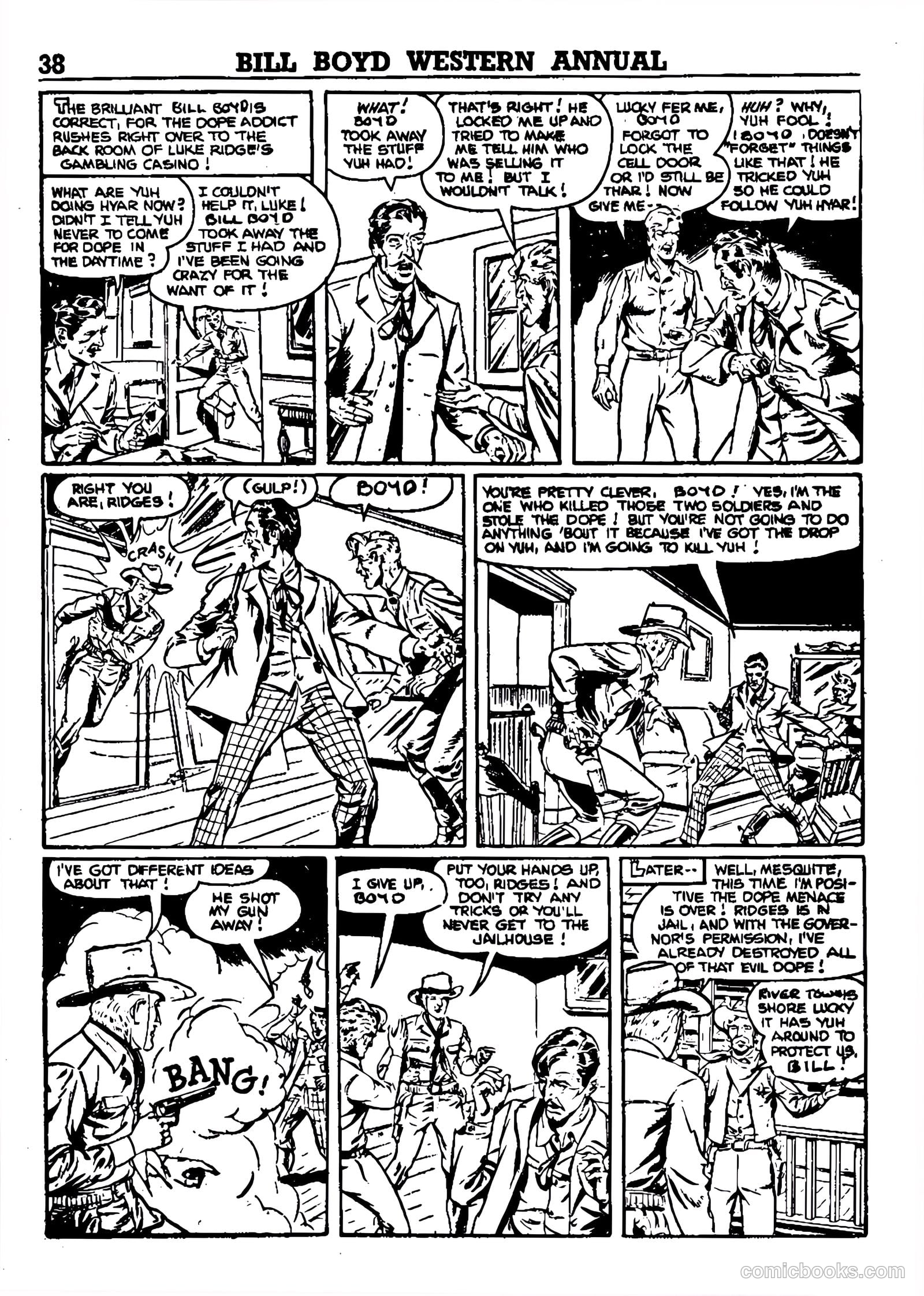 Bill Boyd Western Comic Annual #1 (1956) — page 28 of 87