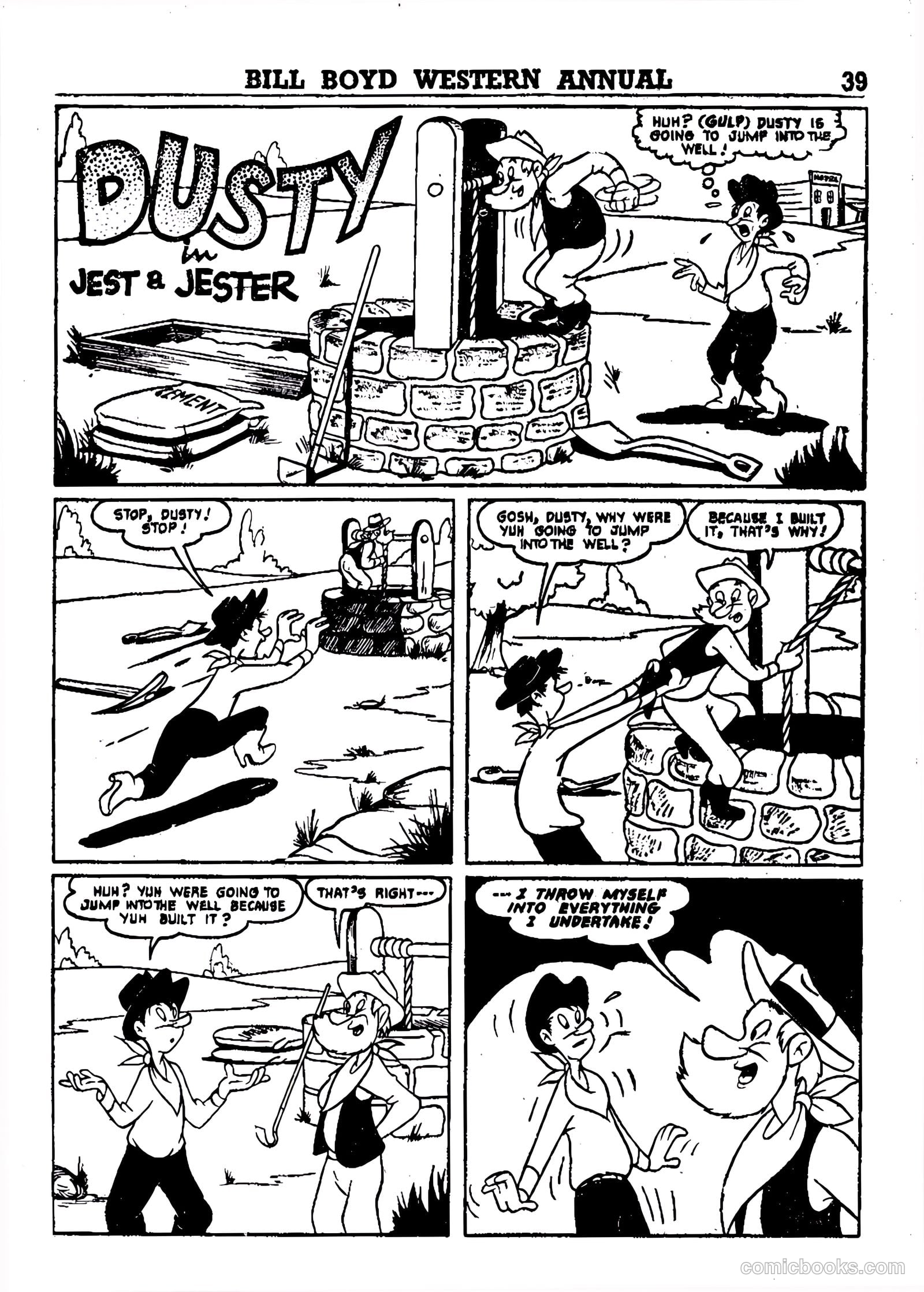 Bill Boyd Western Comic Annual #1 (1956) — page 29 of 87