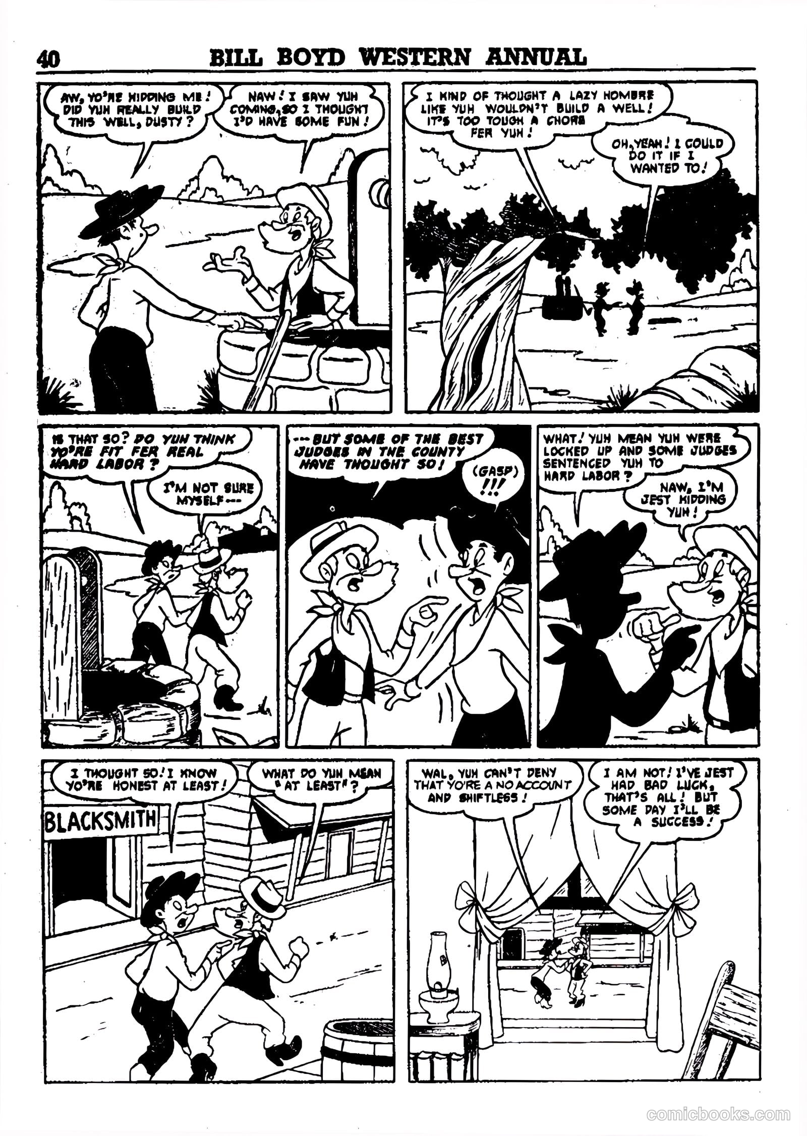 Bill Boyd Western Comic Annual #1 (1956) — page 30 of 87