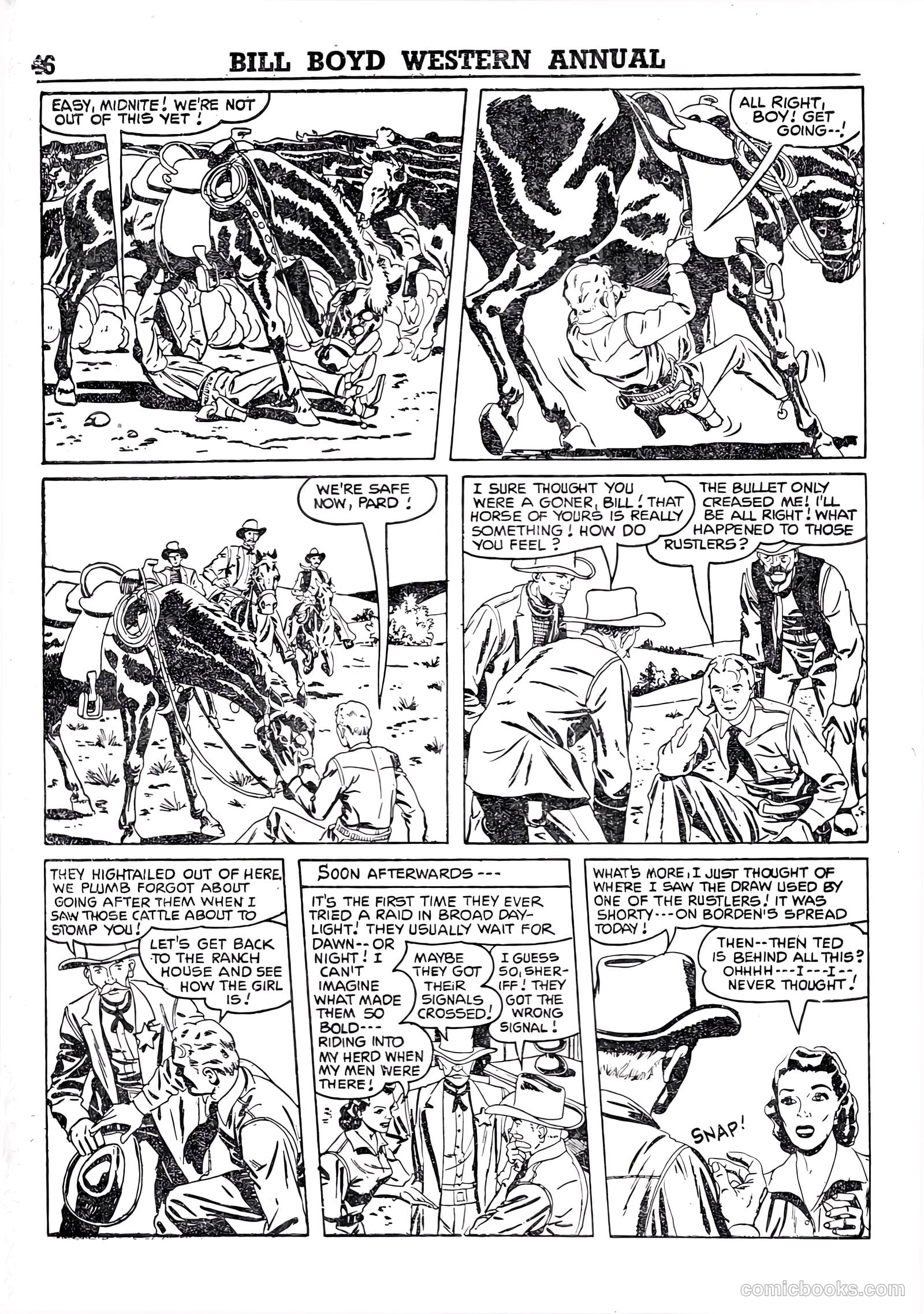 Bill Boyd Western Comic Annual #1 (1956) — page 36 of 87